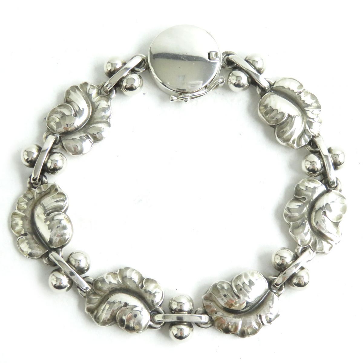 美品ブレスレット ムーンストーン ジョージジェンセン/  Georg Jensen ジョージジェンセン ブレスレット14 ムーン