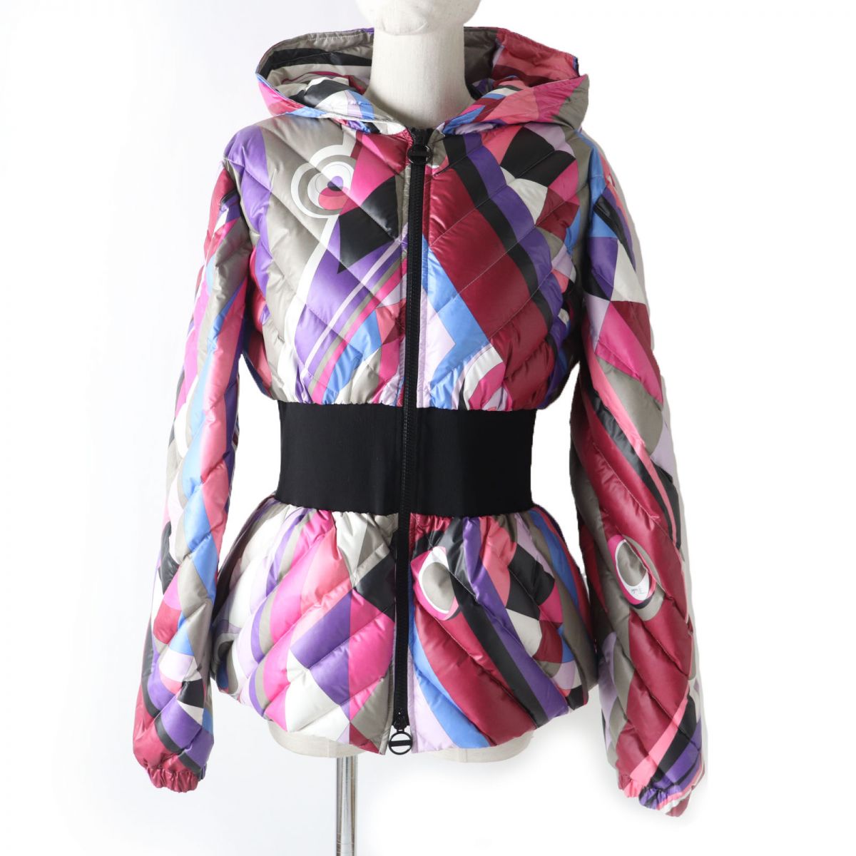 楽天市場】ランクS エミリオプッチ ベルティッド ダウンコート 総柄