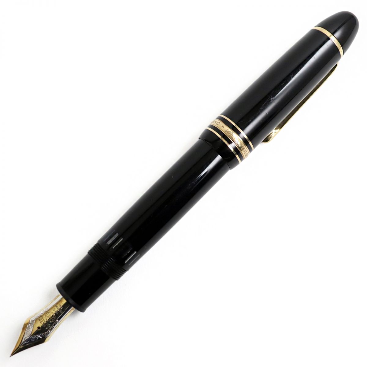 【楽天市場】良品 MONTBLANC モンブラン マイスターシュテュック No144 ペン先14K Fニブ ホワイトスター 万年筆  ボルドー×ゴールド【中古】 : 衣類＆ブランドリサイクル GREEN