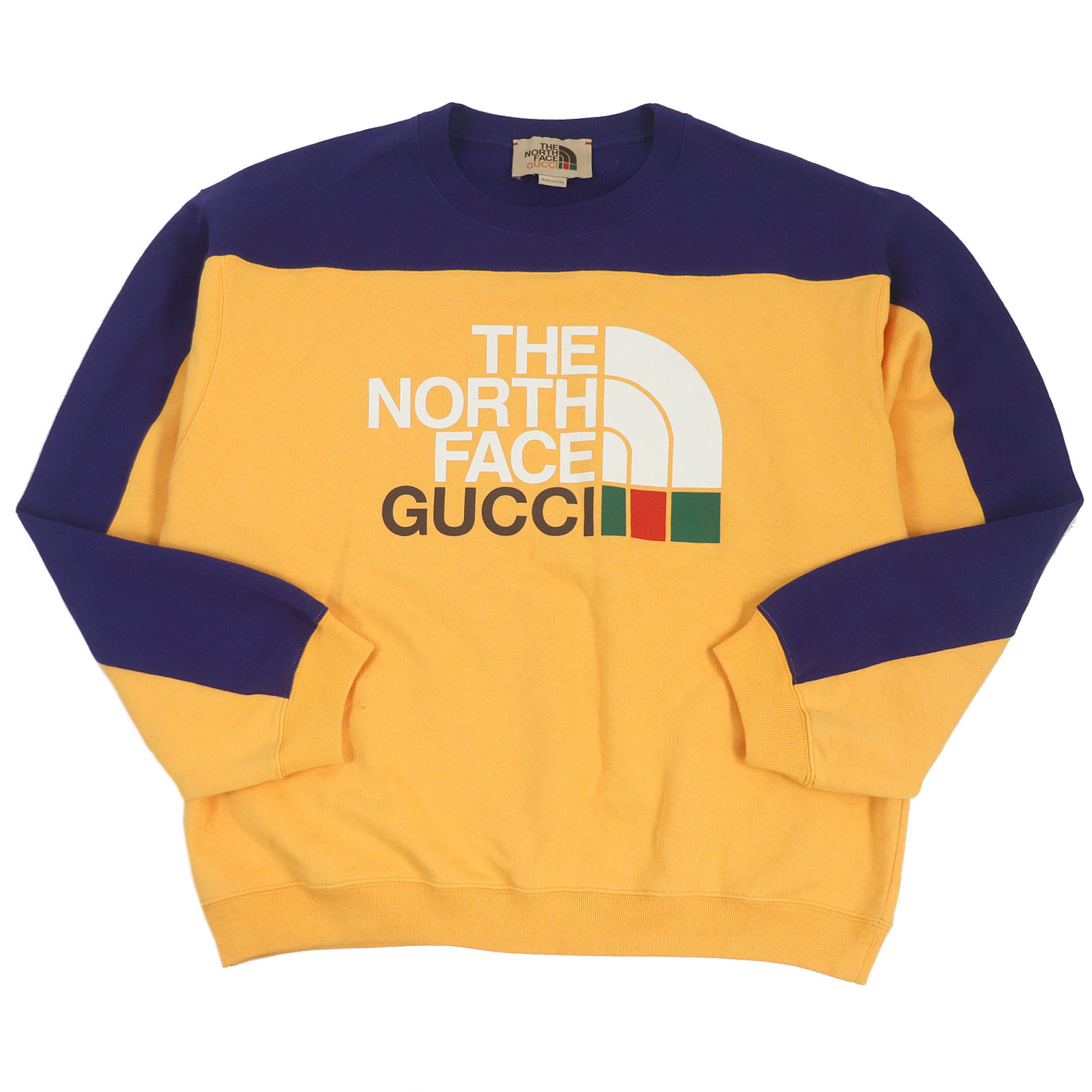 B*e様 【L】GUCCI × THE NORTH FACE クルーネック 楽天市場】GUCCI 21ss THE NORTH FACE CREWNECK グッチ ノース