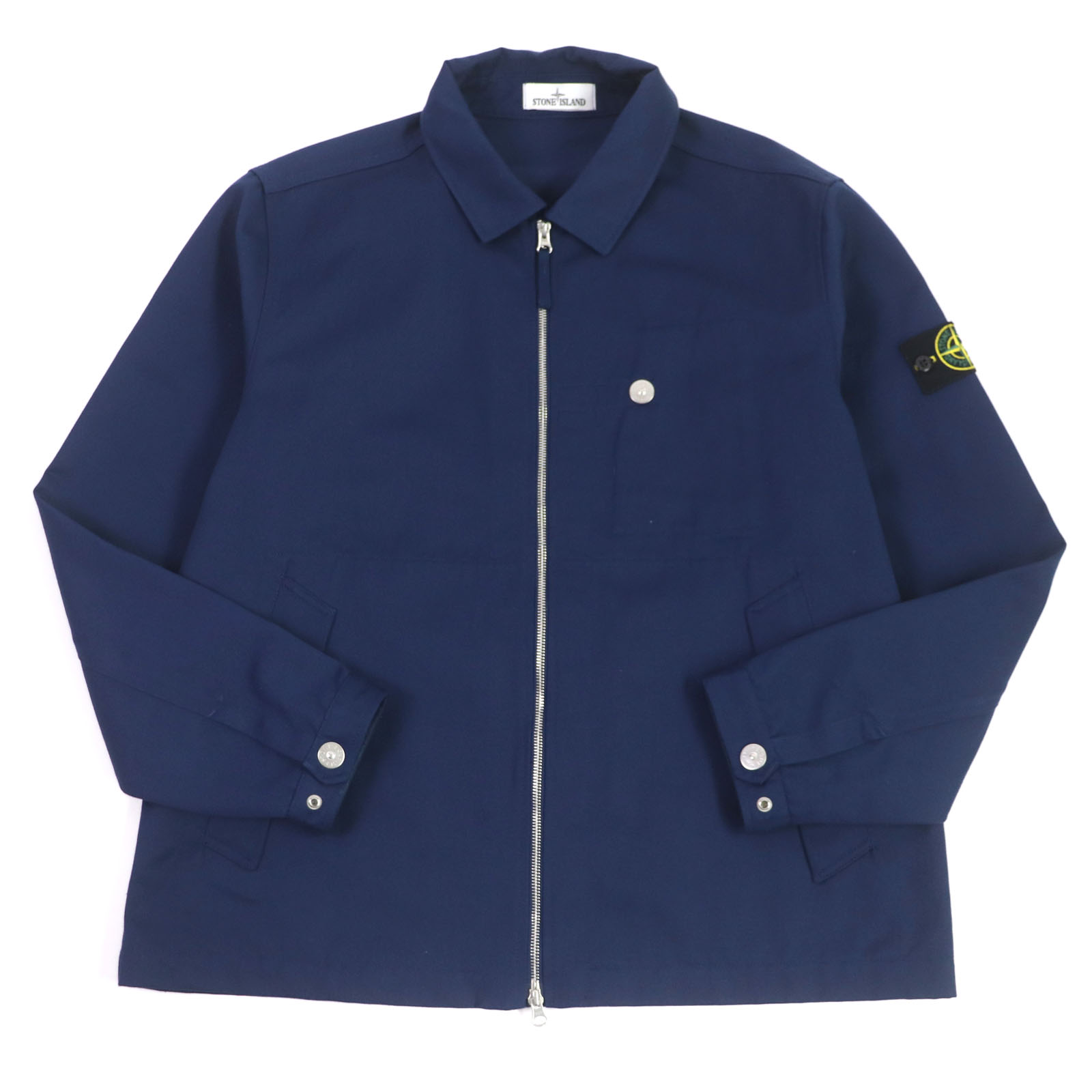 美品 STONE ISLAND シャンブレー ワークシャツ XS