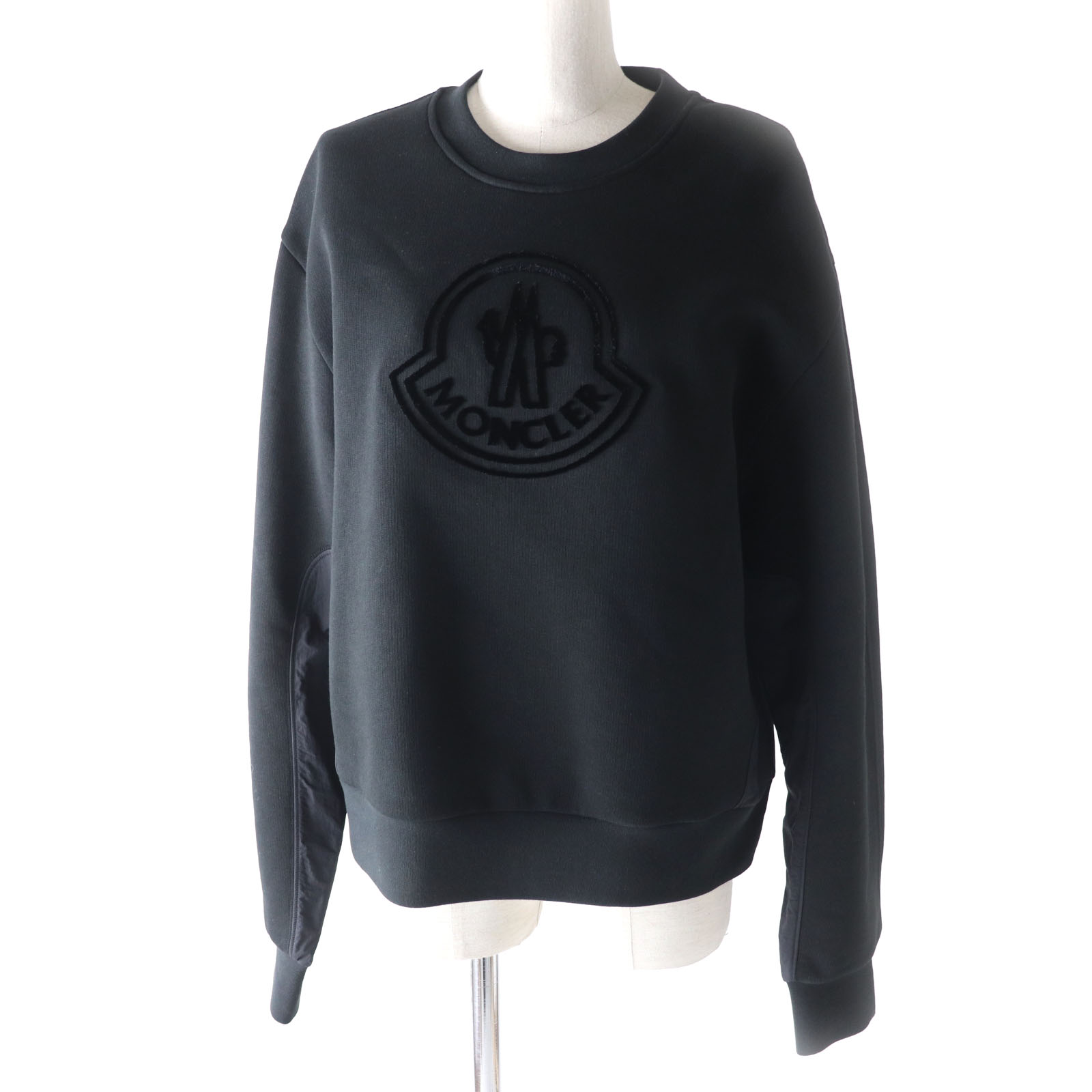 MONCLER ブラックスウェット トレーナー、異素材、M 楽天市場】未使用品 MONCLER モンクレール 22年製 SWEAT SHIRT