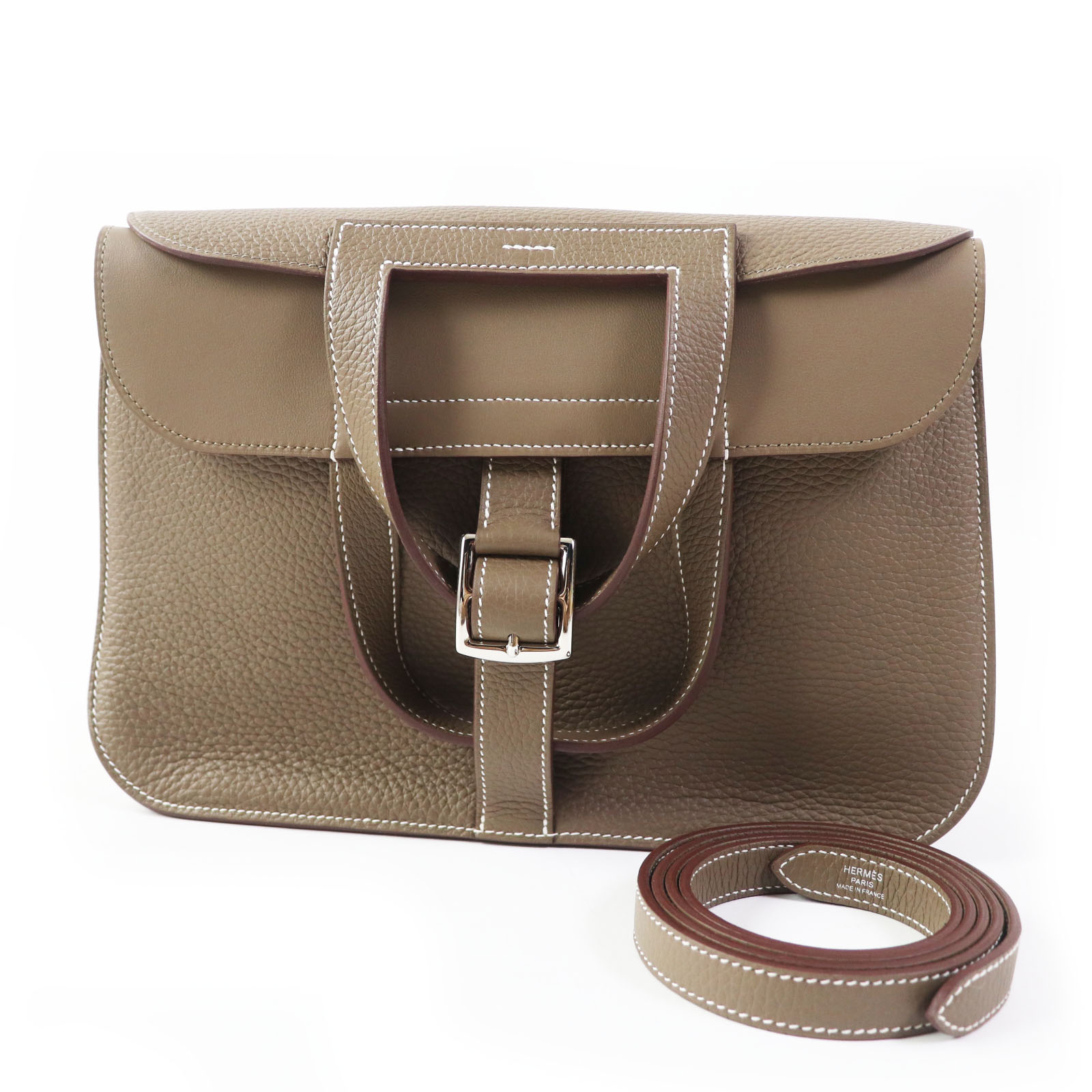 エルメス　HERMES アルザン31 アイボリー系　クレ　ベトン　2way エルメス HERMES アルザン31 アイボリー系 クレ ベトン 2way