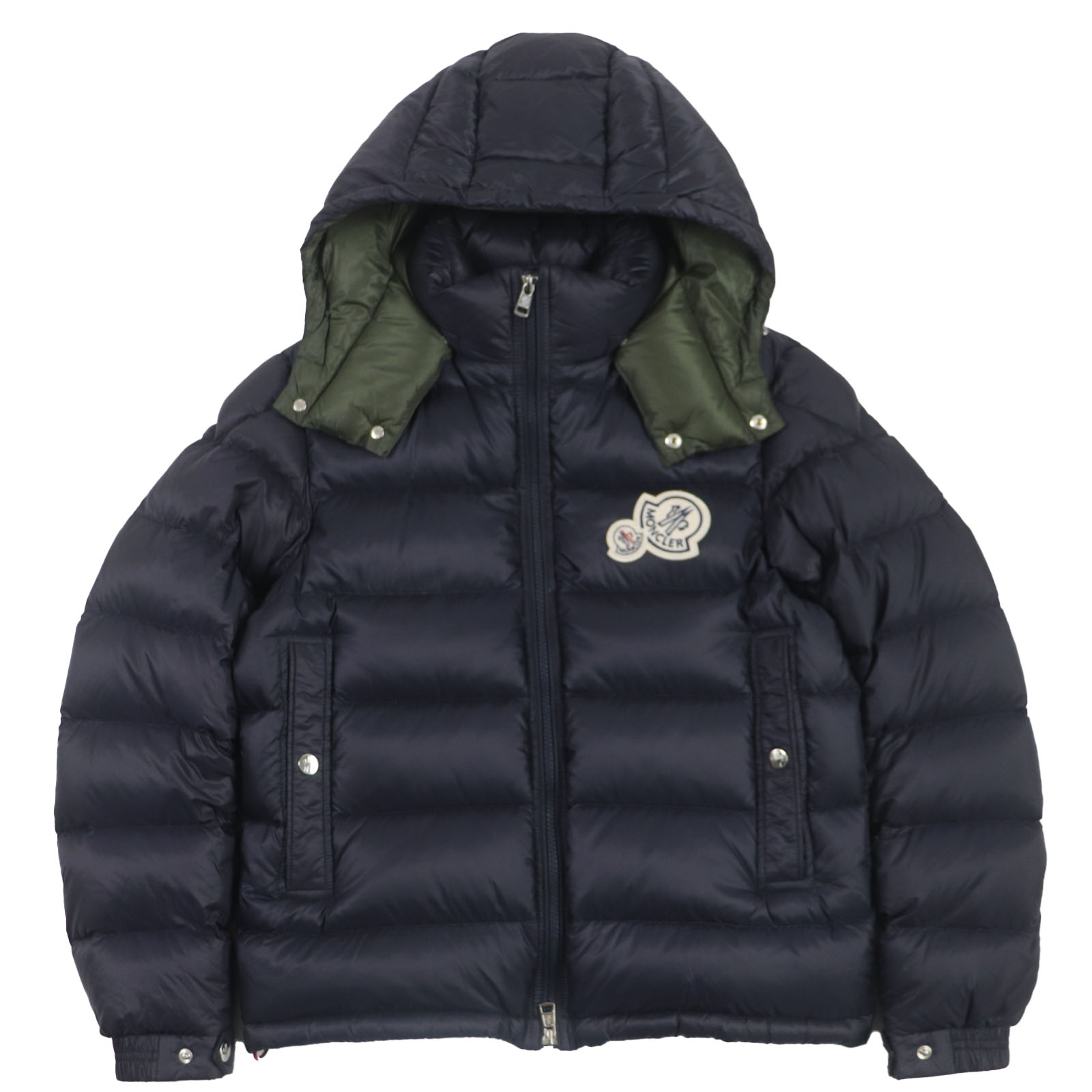 【楽天市場】極美品 MONCLER モンクレール BRAMANT ブラマント ロゴワッペン付き フーデッドダウンジャケット ダークネイビー 1