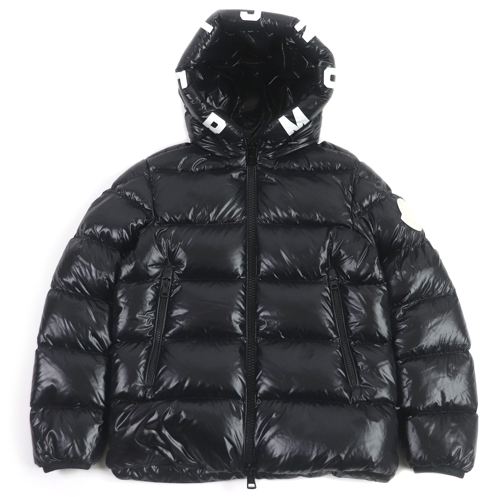 楽天市場】美品□MONCLER モンクレール 22-23AW LUNETIERE サイドライン ロゴワッペン WZIP フーデッド ダウンジャケット  ルビー 1 イタリア製 正規品 メンズ【中古】 : 衣類＆ブランドリサイクル GREEN