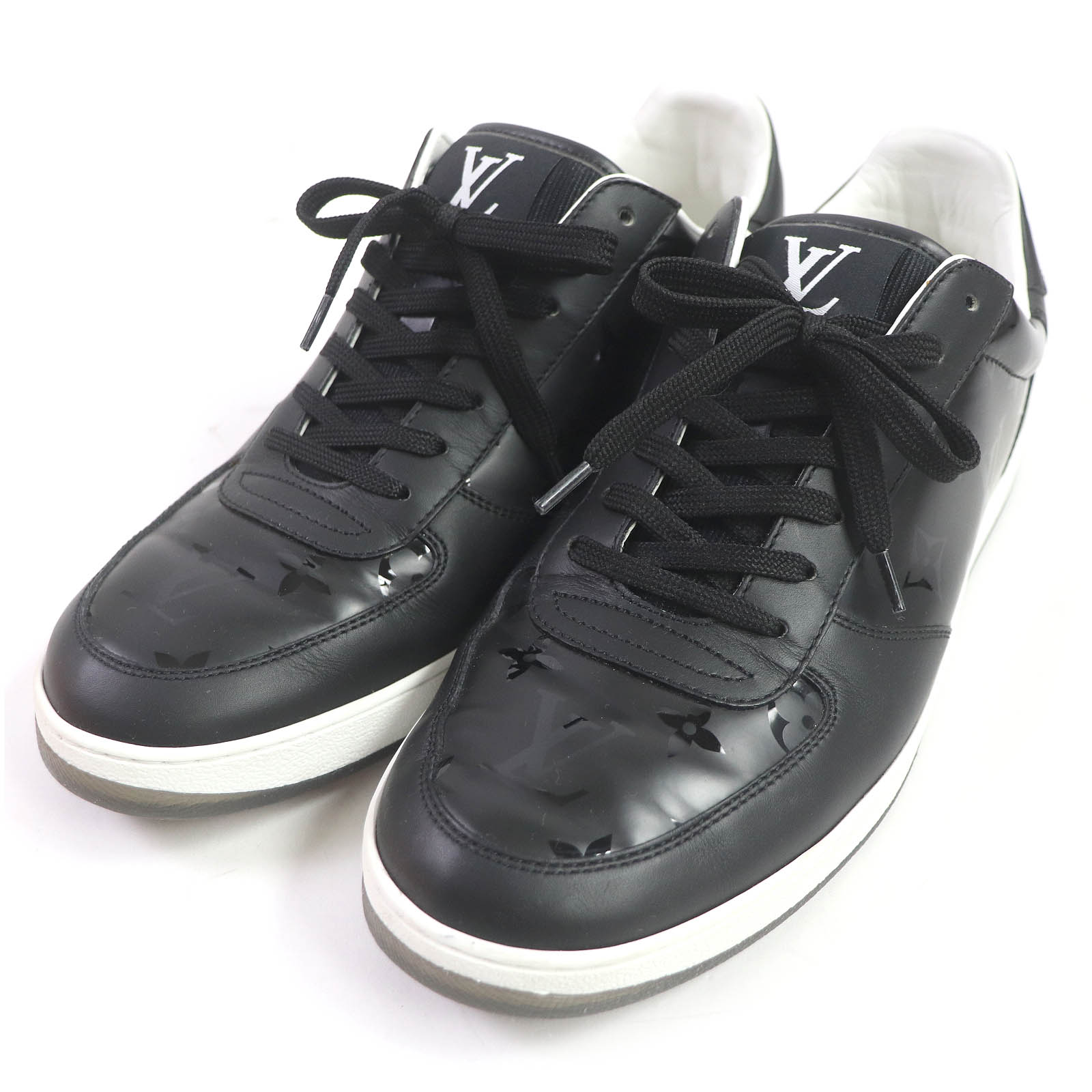 ルイ・ヴィトン リボン付きフラットシューズマーリライン 美しいバイカラー】LOUIS VUITTON☆Run Away スニーカー (Louis