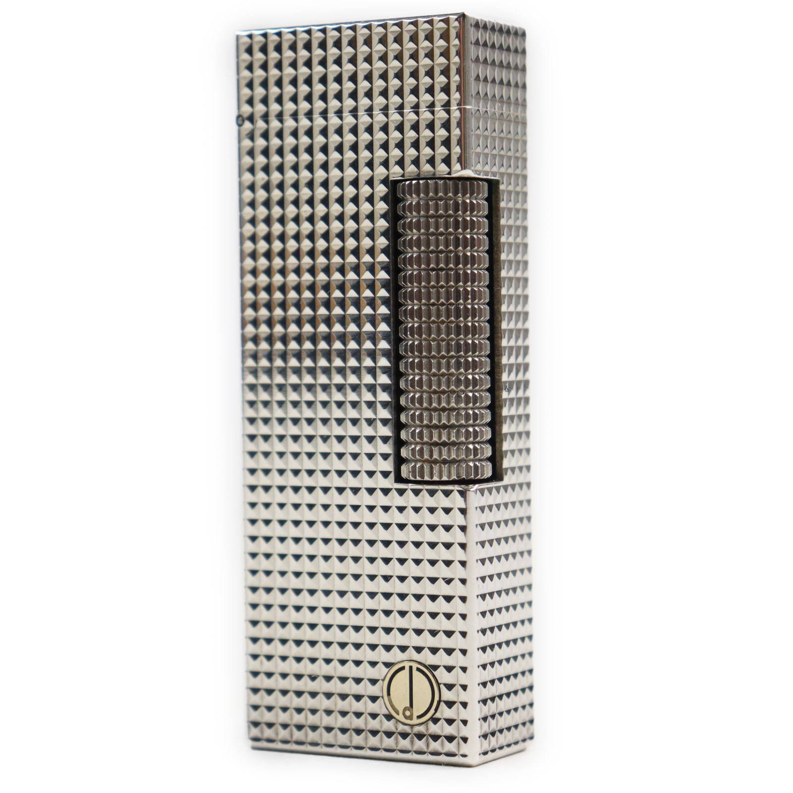 Dunhill刻印入り、ガスライター(ローラー式) Dunhill - 良品△Dunhill ダンヒル 総柄 ロゴ刻印入り ローラー