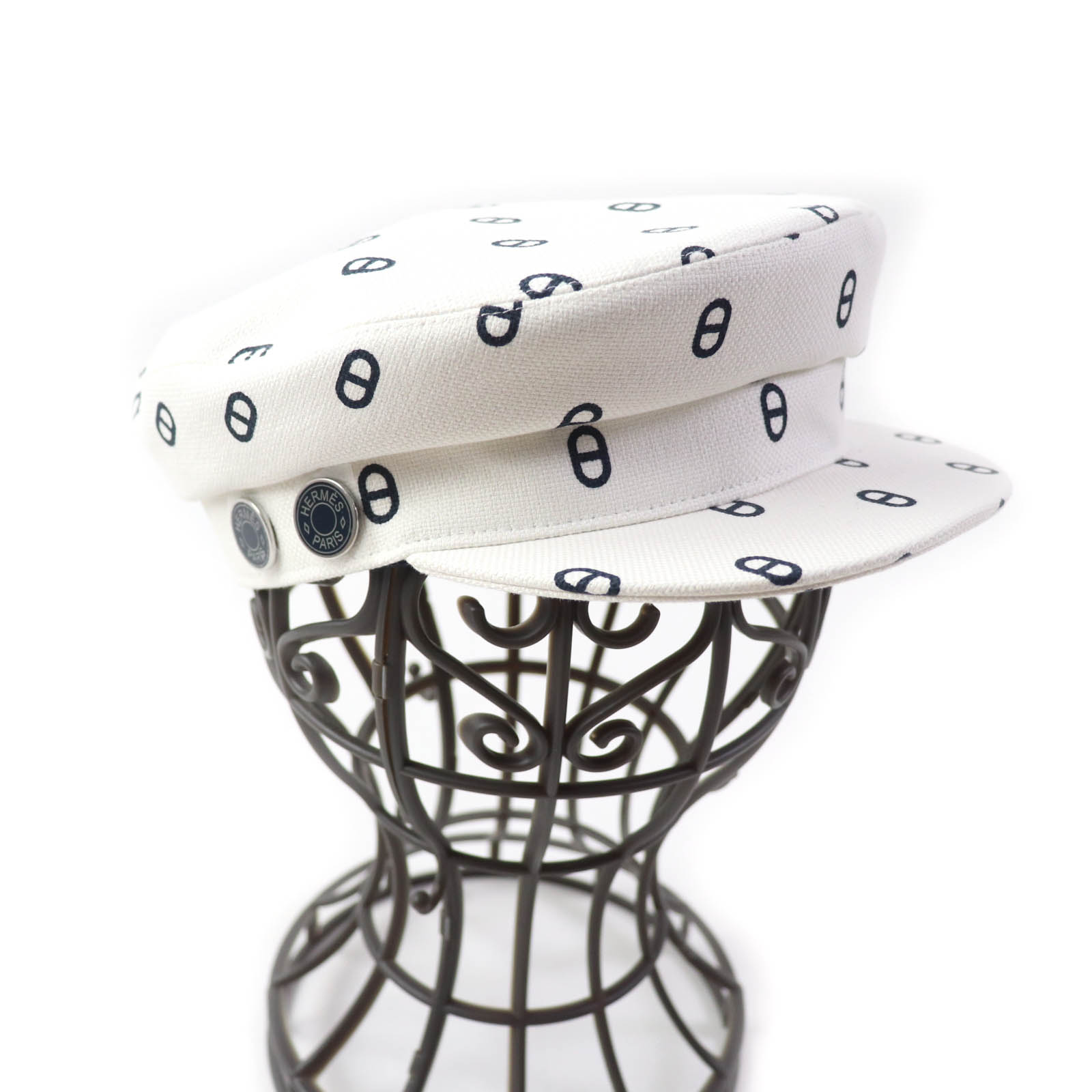 未使用　HERMES キャスケット ヴォーバン　セリエボタン シェーヌダンクル HERMES エルメス キャスケット 《ヴォーバン》 セリエボタン シェーヌ