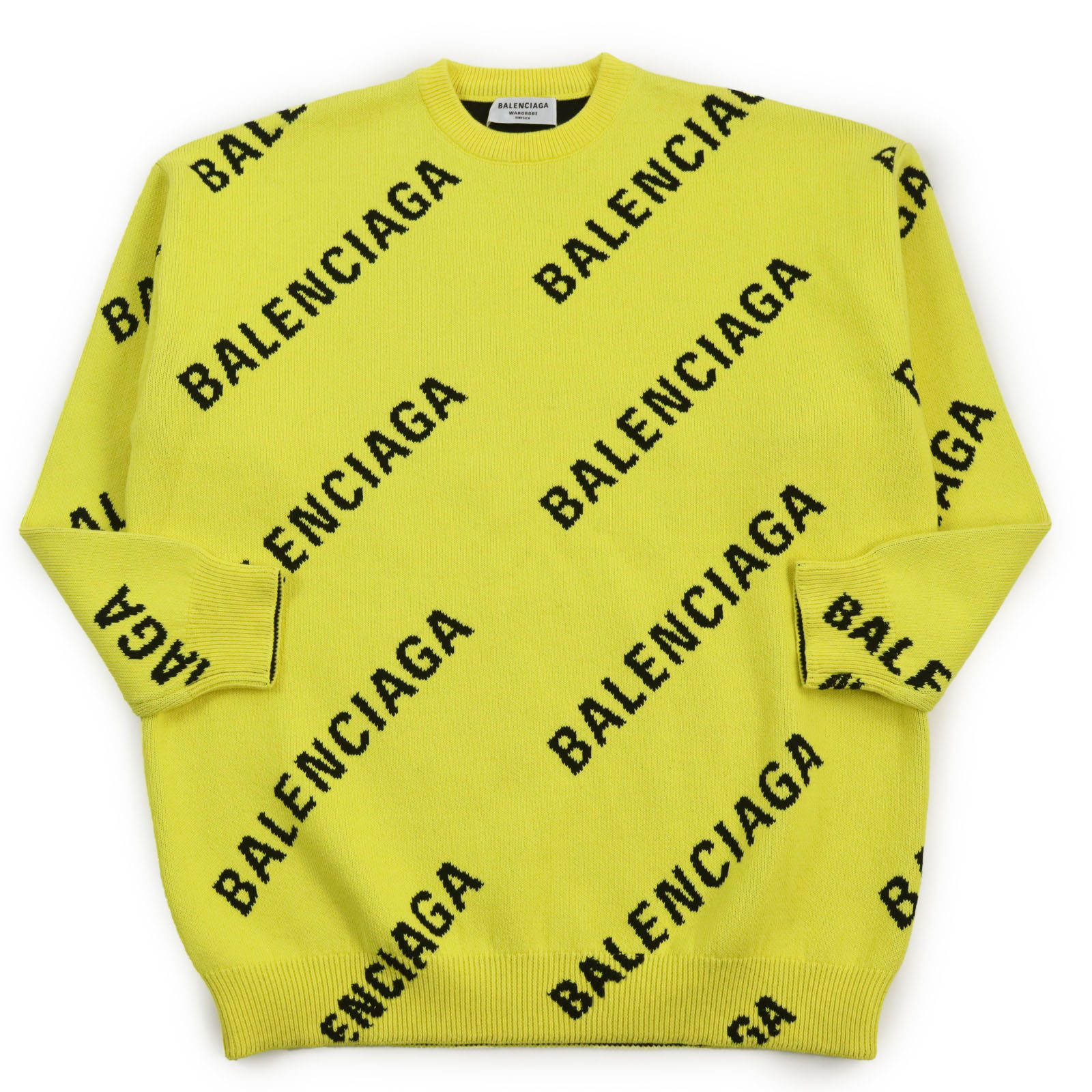 BALENCIAGA バレンシアガロゴニット 楽天市場】BALENCIAGA(バレンシアガ) インターシャ ロゴ ニット