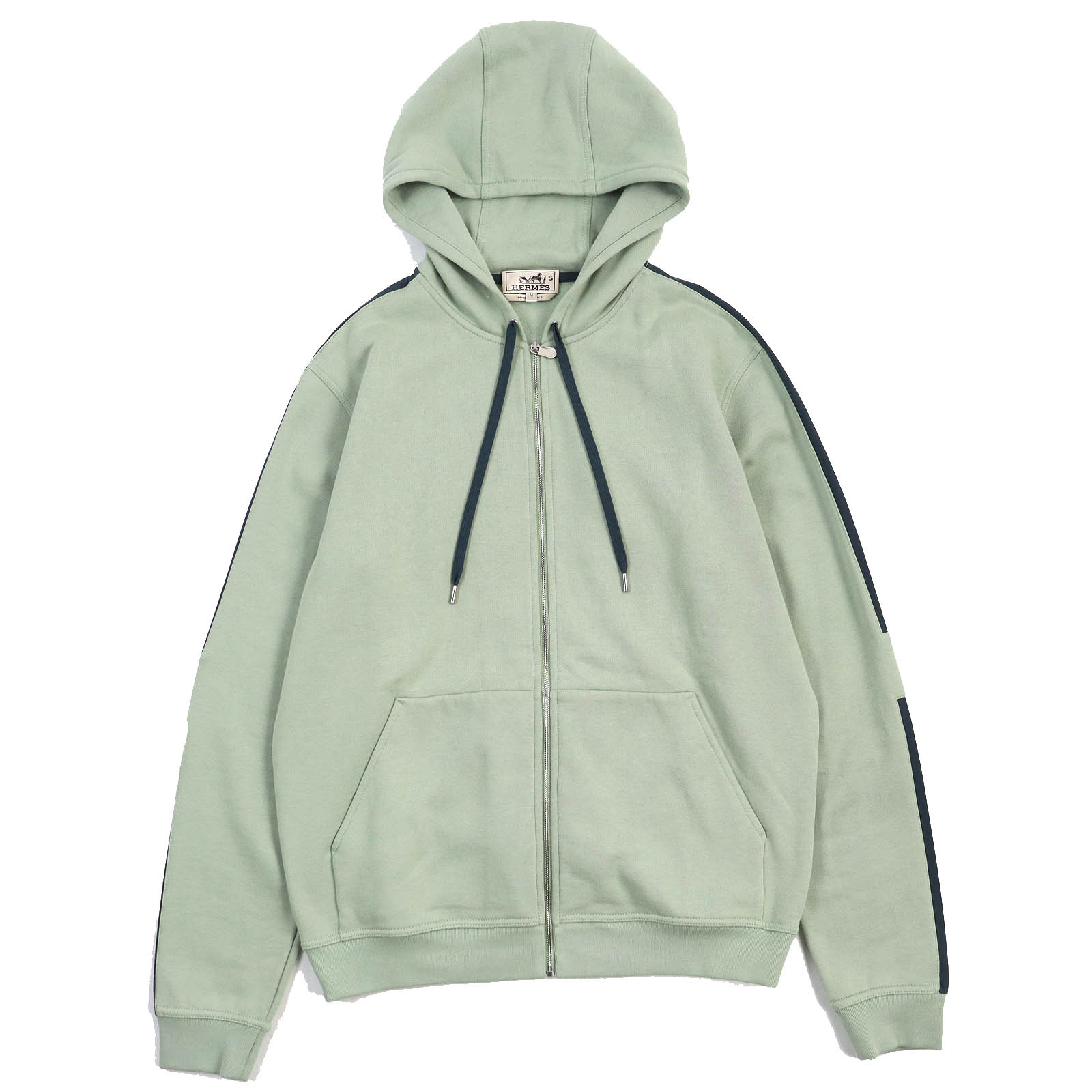 楽天市場】HERMES Run H Zipped Hooded Sweater エルメス ランH