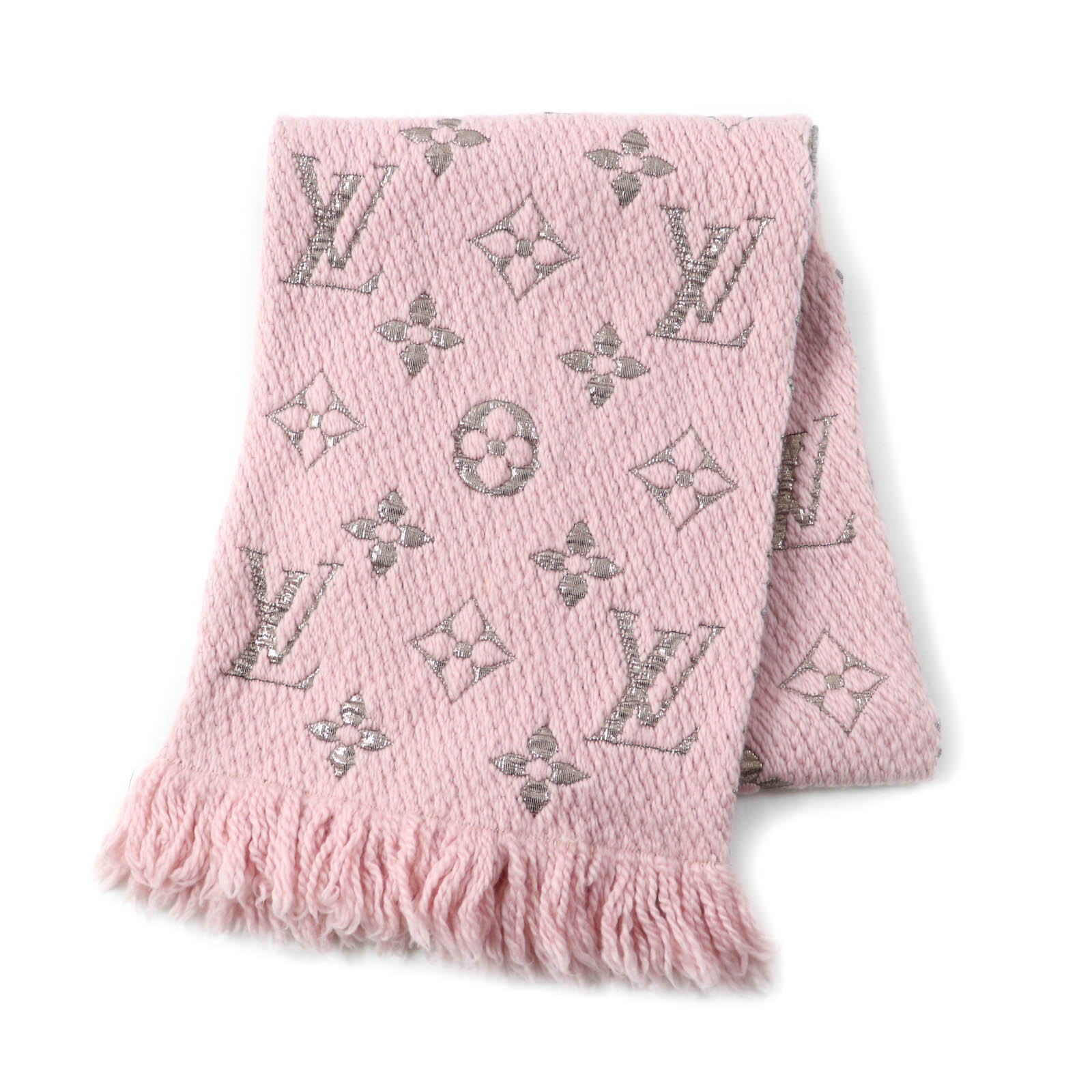 LOUIS VUITTON マフラー・レイキャビック ピンク LOUIS VUITTON ルイヴィトン エシャルプレイキャビック マフラー