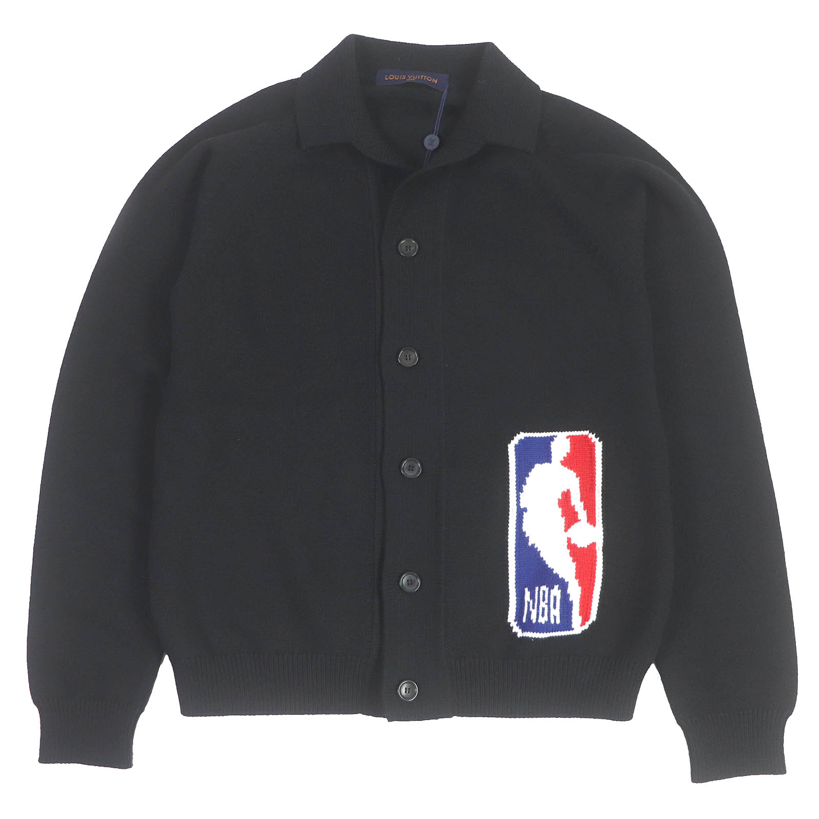 Louis Vuitton 21年 メンズ NBA ストゥラティージク キルテッド フルジップパーカー ブラック XXL (207355