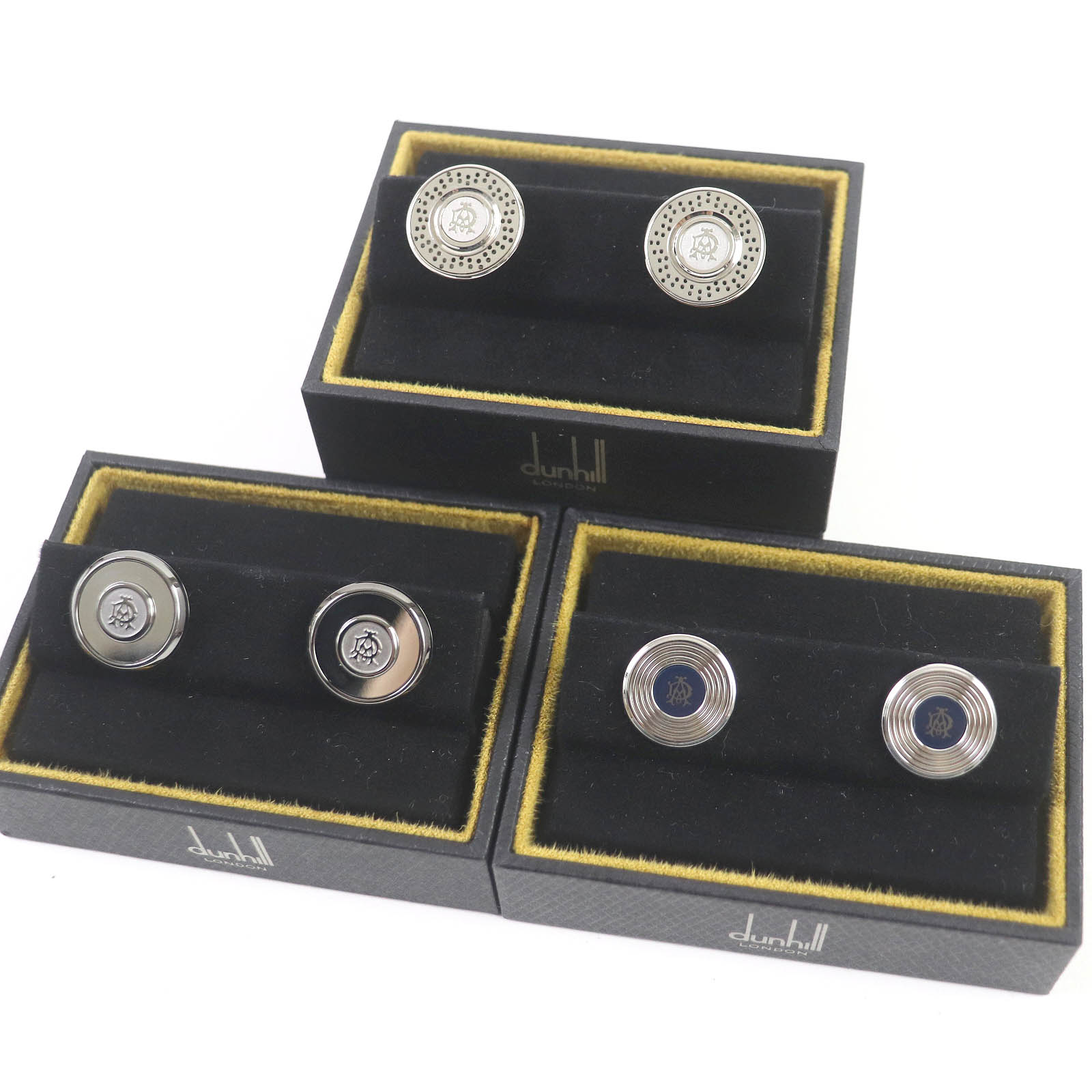 楽天市場】良品▽Dunhill ダンヒル dロゴ サークル カフリンクス