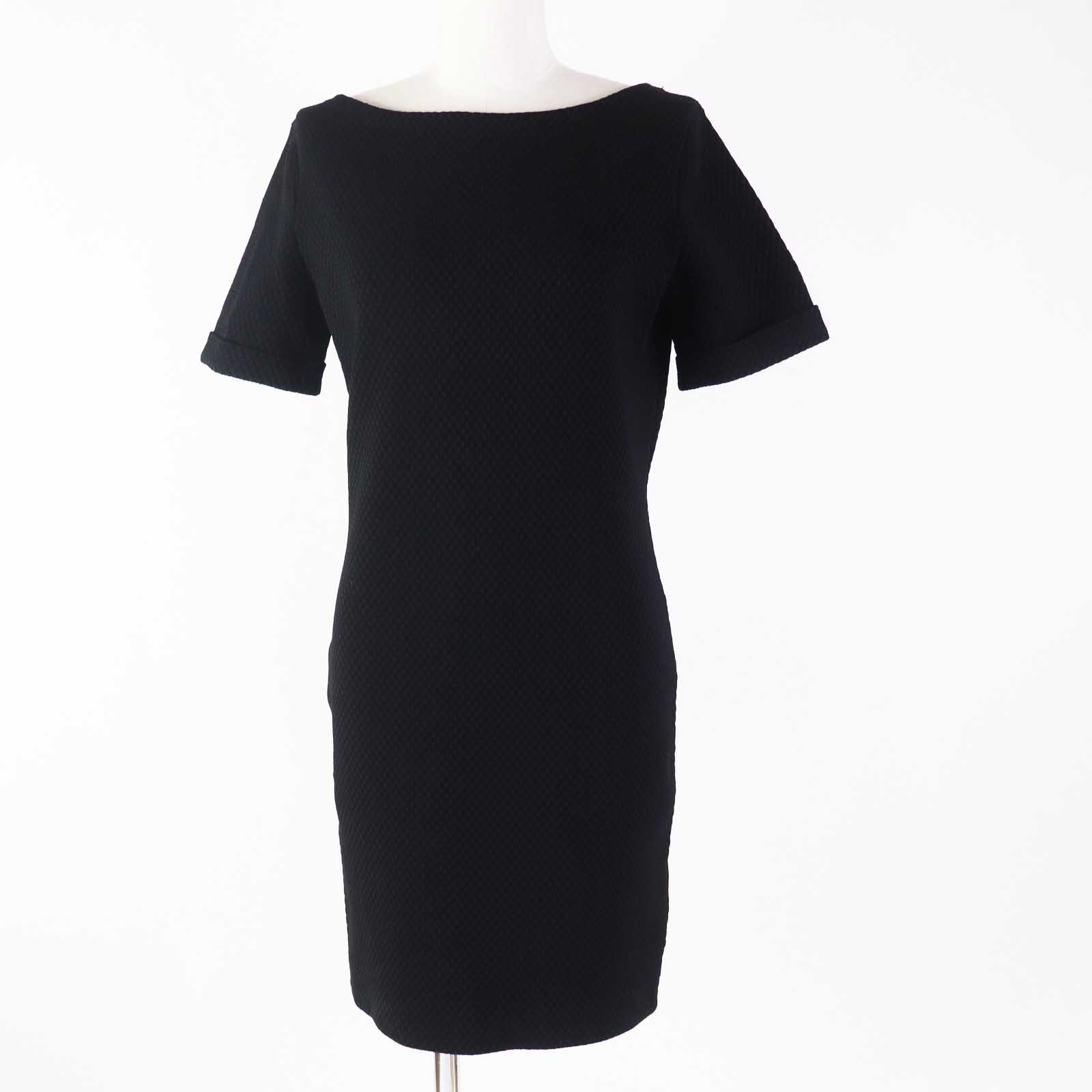 GUCCI ネイビー 半袖ワンピース【最終値下げ】 GUCCI GUCCI(グッチ) ニット ワンピース 半袖 XS コットン ナイロン