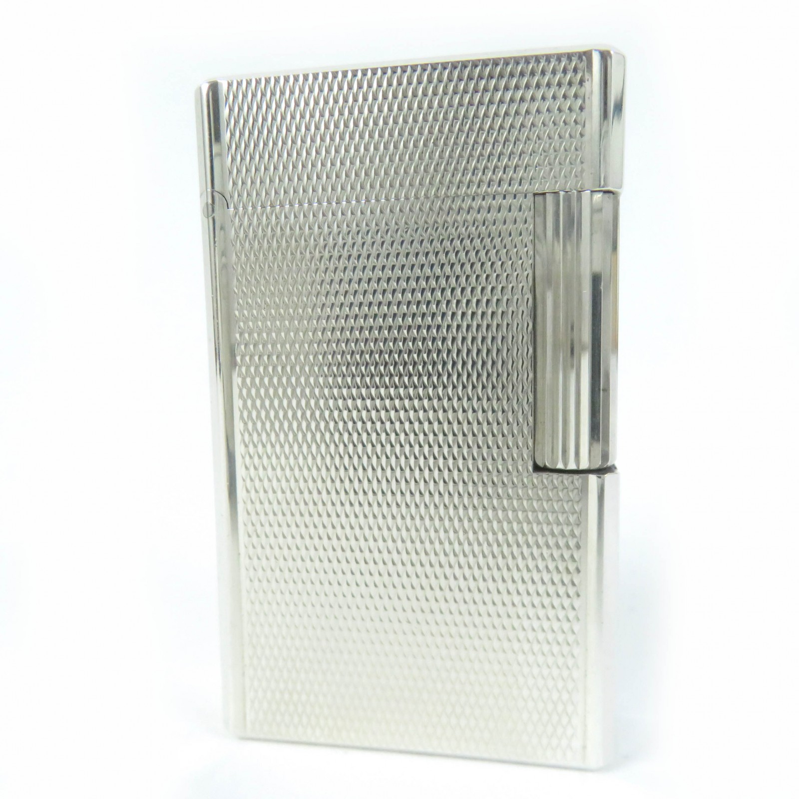 デュポン ローラー式 ガス充墳可 着火不可 ガスライター シルバー メタル メンズ Dupont 【中古】 00016959-1.jpg