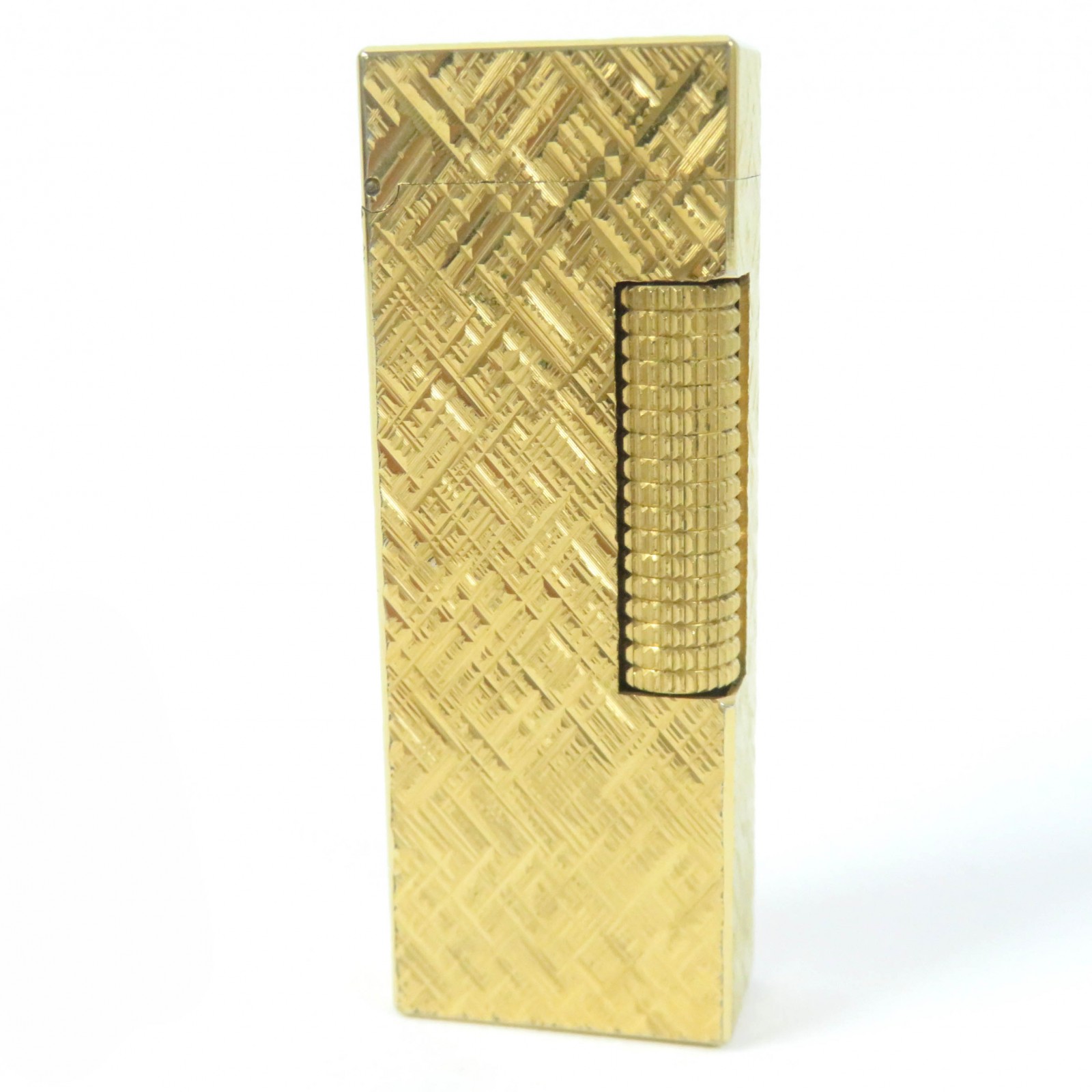 C*o様 dunhill PRINCE 金属製ライター　ケース付き dunhill 外装美品☆Dunhill ダンヒル 総柄 スクエア ローラー式