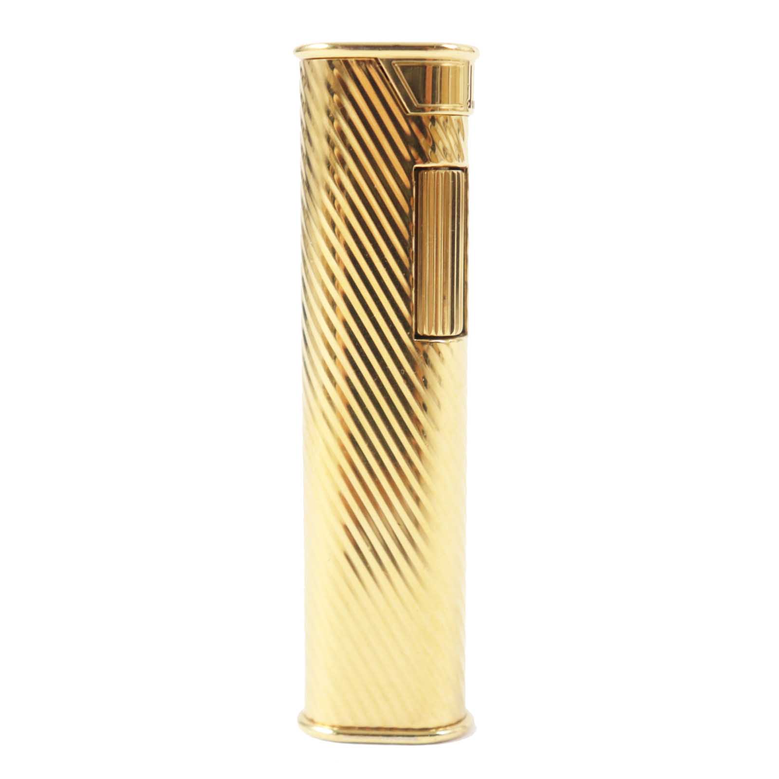 dunhill ローラーガスライター　ゴールドカラー Dunhill】ダンヒル ローラー ガスライター ライター ゴールド