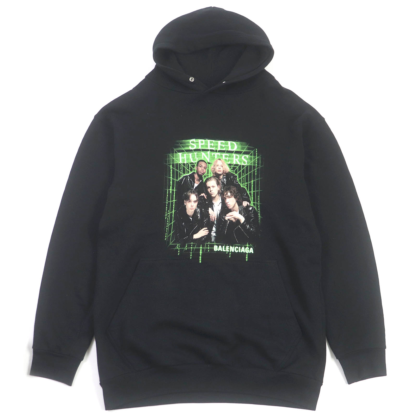 バレンシアガ　BALENCIAGA speedhunters パーカー SOLD) A 2018 Balenciaga 'Speed Hunters' Double Layered Zip