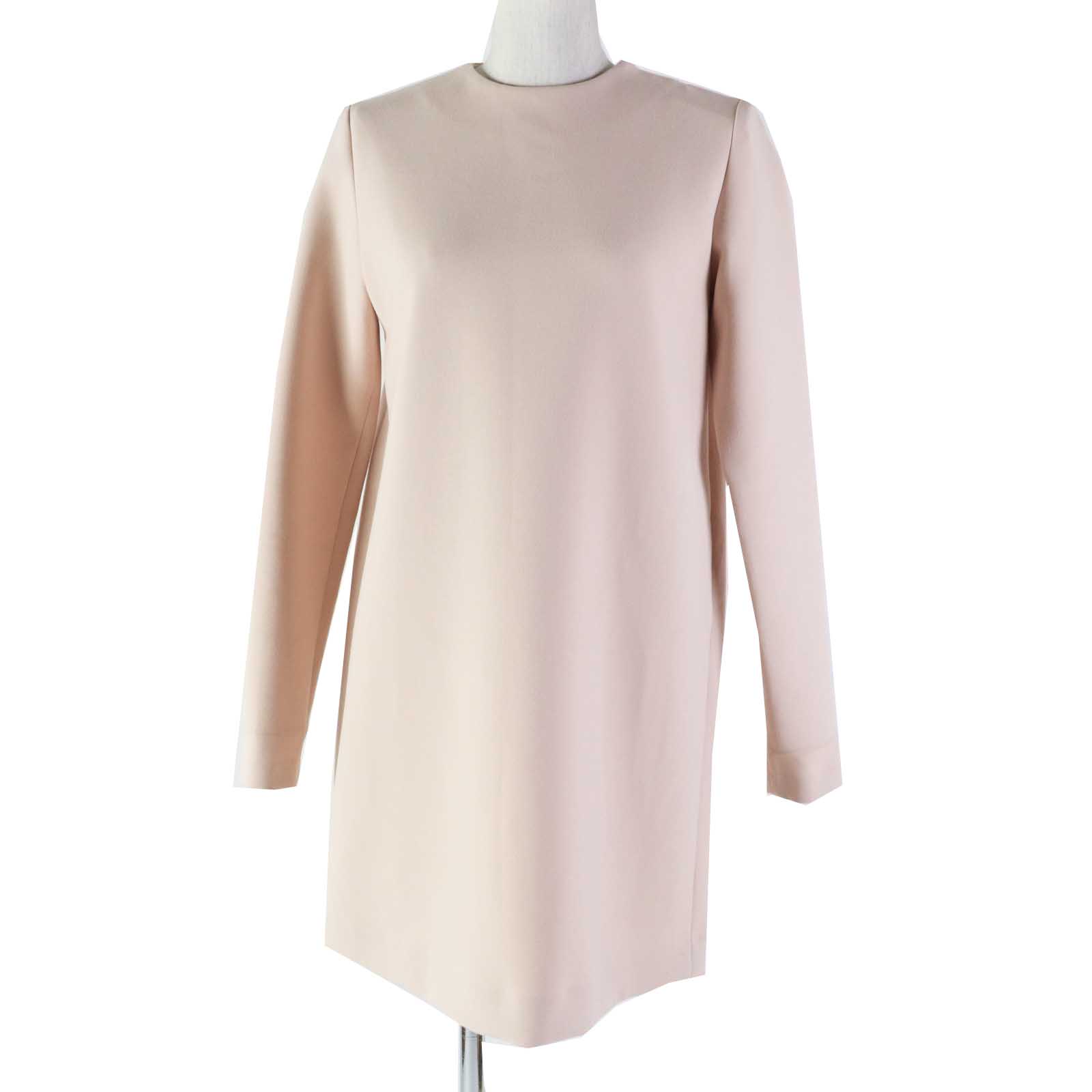 極美品 ヨーコチャン ノースリーブロングワンピース ウールシルク 36 極美品 ヨーコチャン ノースリーブロングワンピース ウールシルク 36