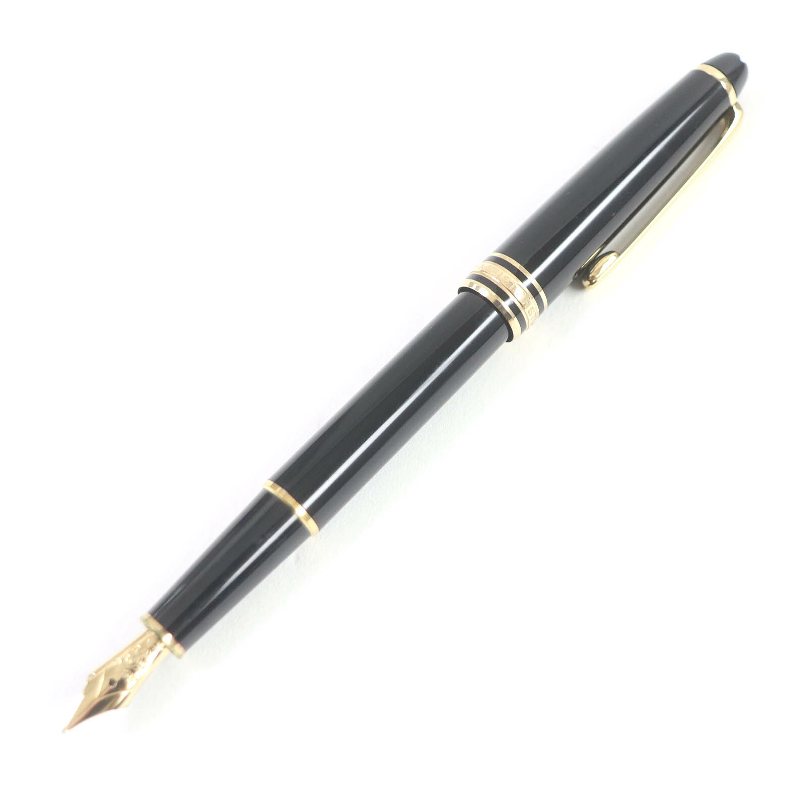 モンブラン マイスターシュテュック 144 EF 極細字 万年筆 全金 ブラック MONTBLANC（筆記具、時計） MONTBLANC モンブラン マイ