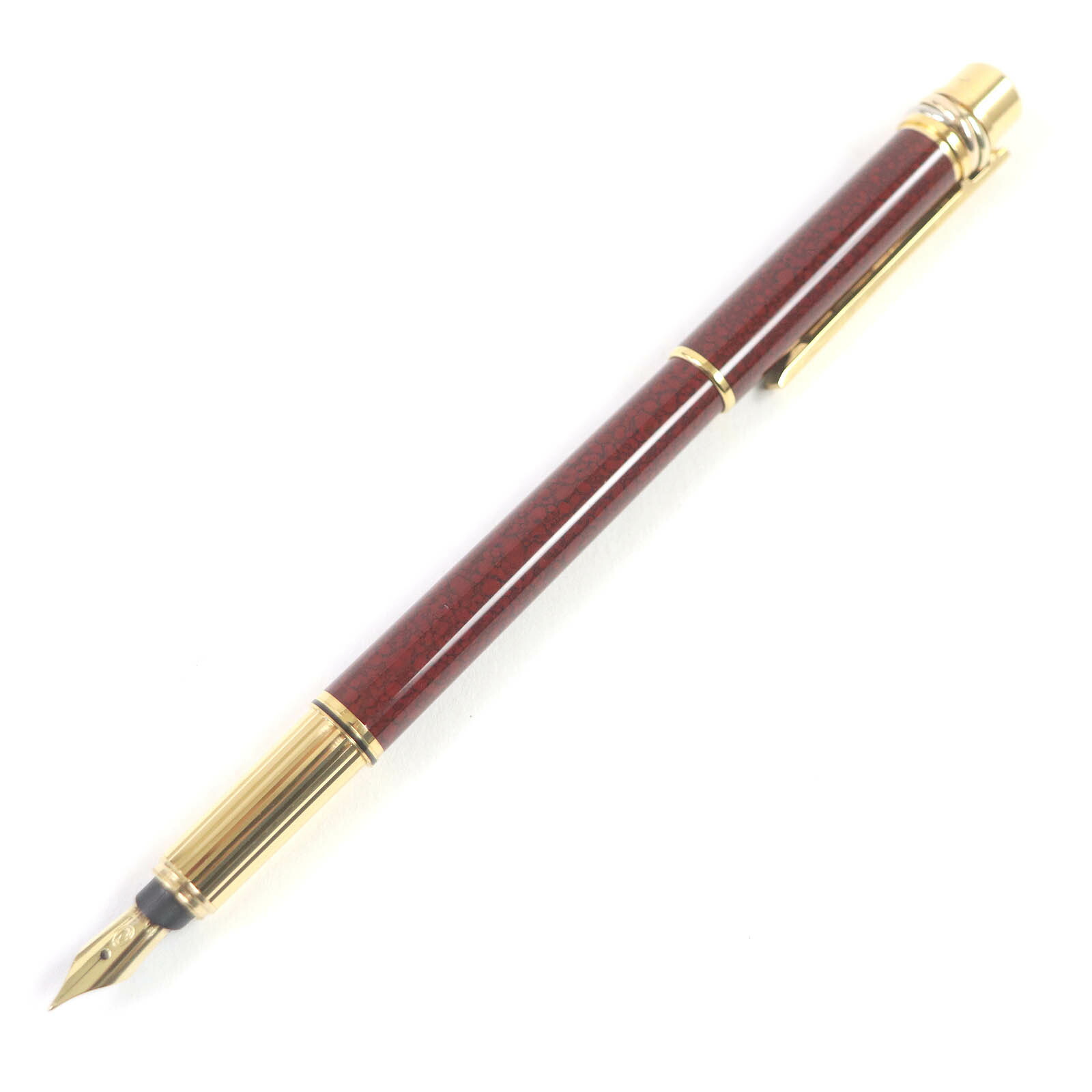 カルティエ 万年筆 ペン先 18K 750 刻印 シルバー ゴールド