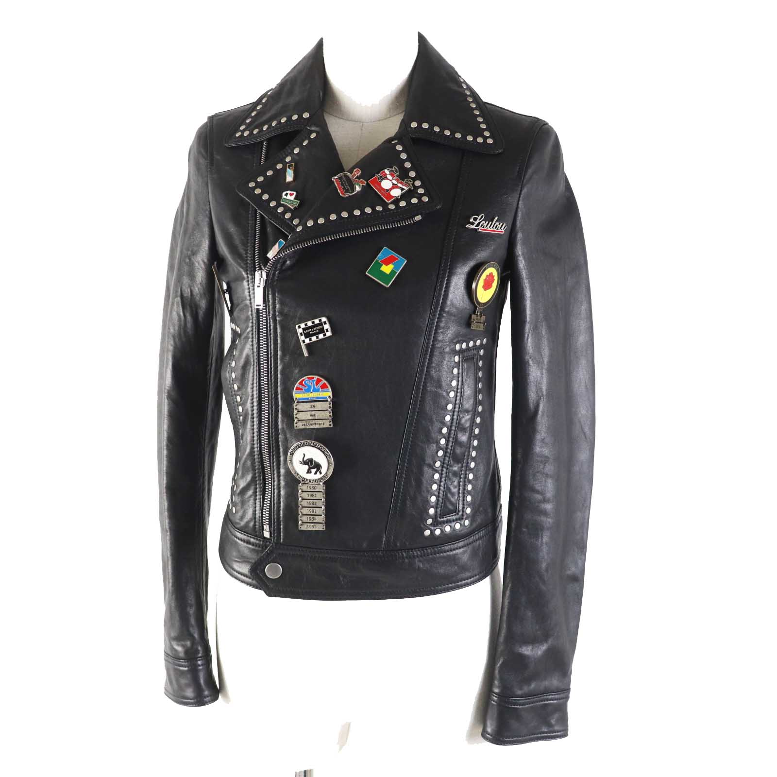 希少　SAINT LAURENT PARISライダースジャケット　36 中古・古着通販】Saint Laurent Paris (サンローランパリ