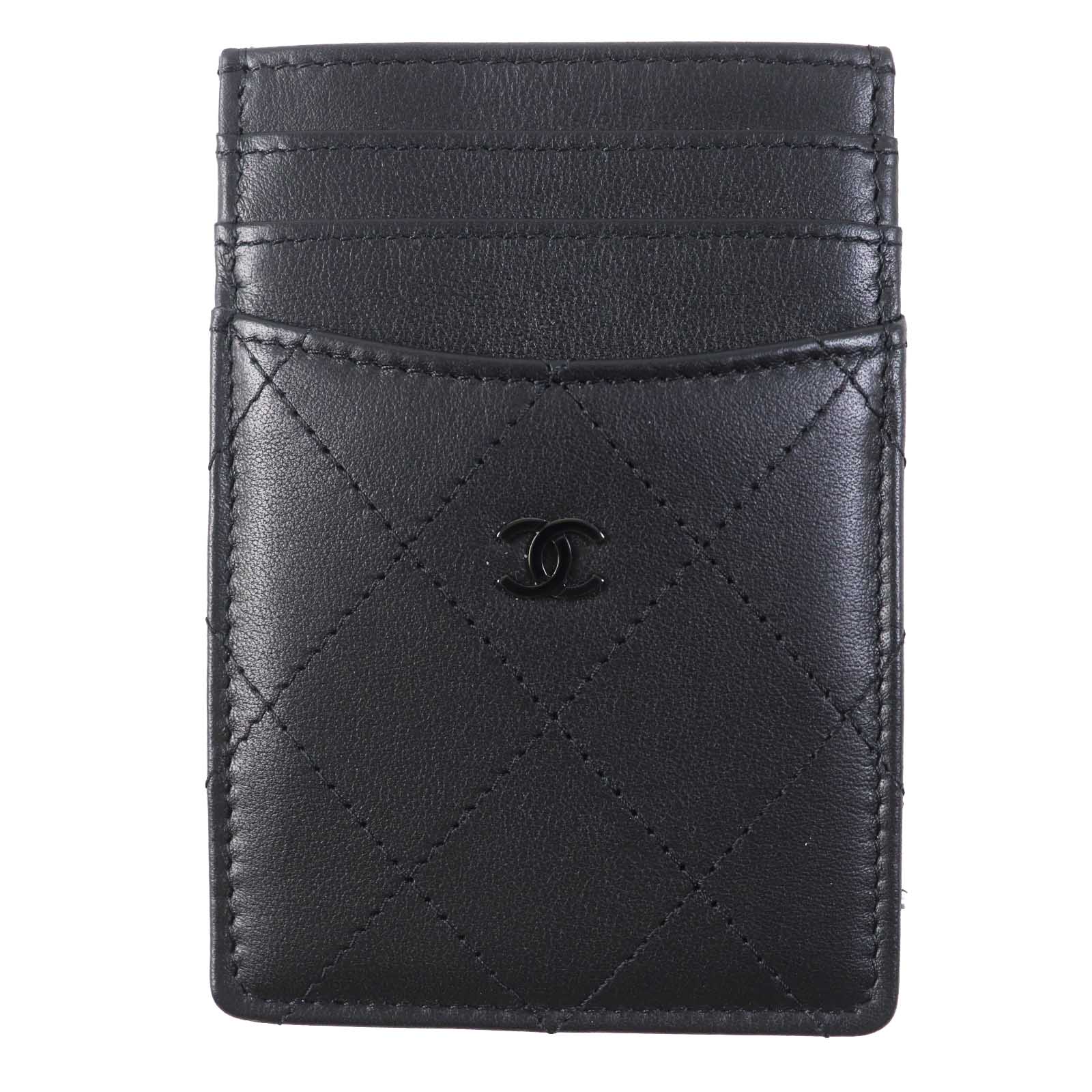 シャネル パスケース 黒 楽天市場】【20%OFF】 シャネル カードケース 2.55 シェブロン
