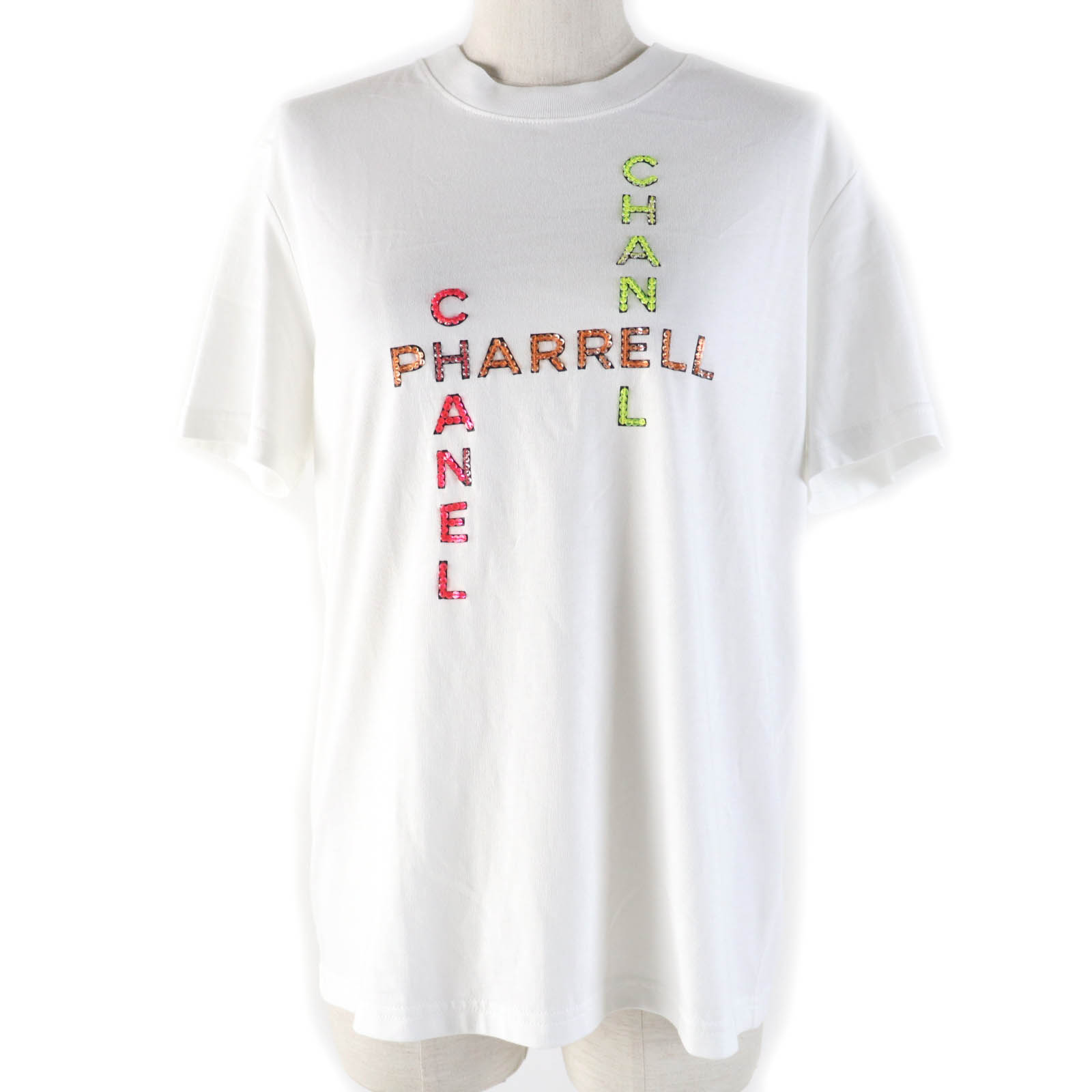 CHANEL Tシャツ CHANEL(シャネル) 「UNIFORM」ココマーク刺繍Tシャツ