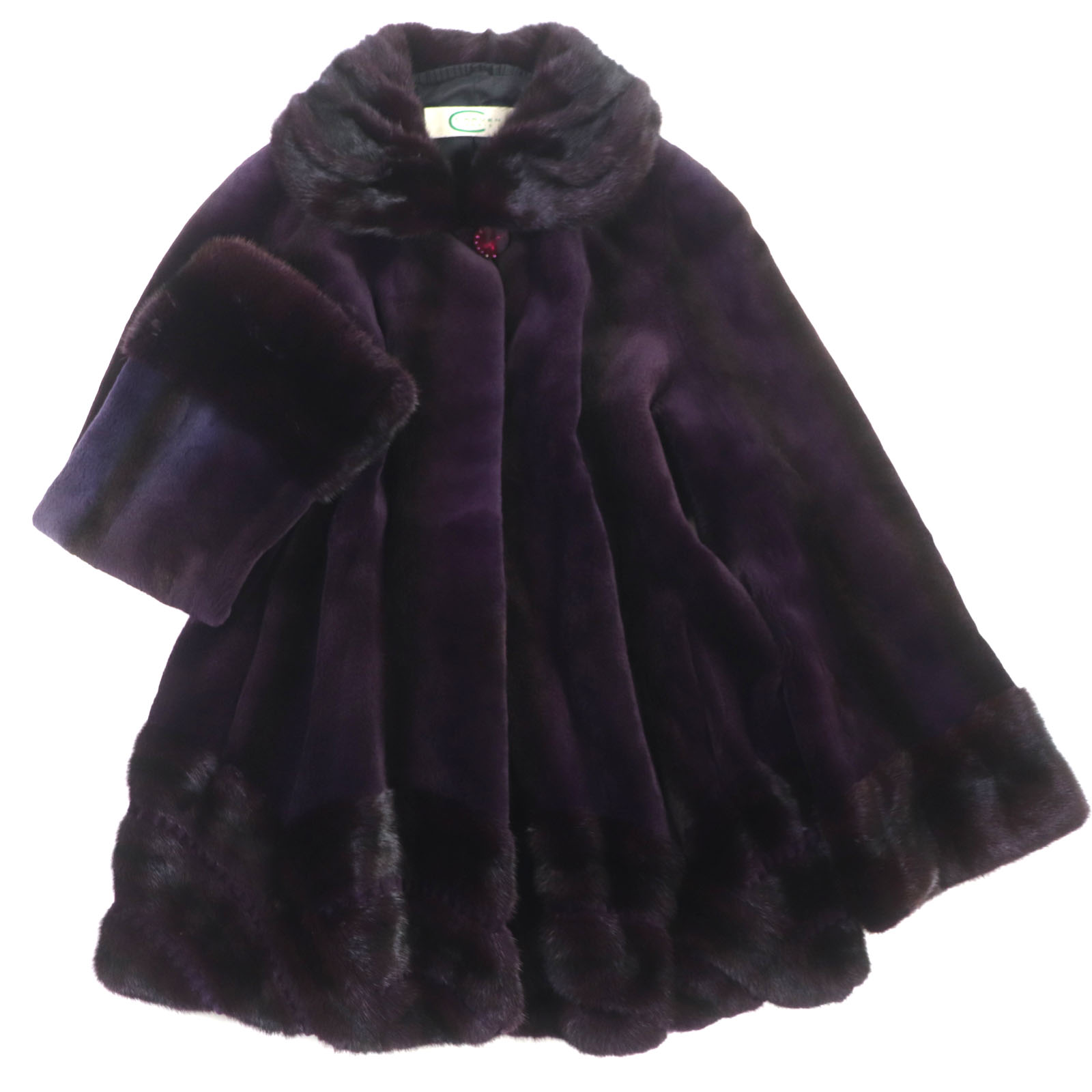 楽天市場】極美品☆MINK ミンク 本毛皮コート ブラウン 13号 毛質艶や