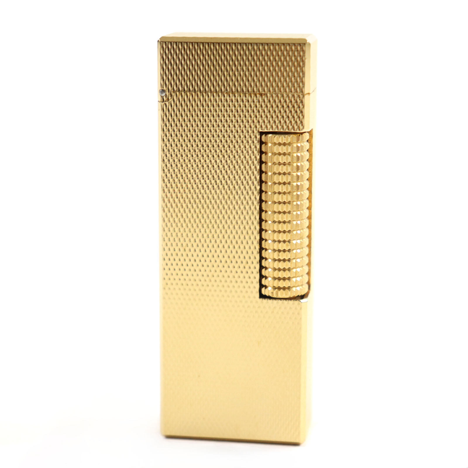 良品△Dunhill ダンヒル 総柄 ロゴ刻印入り ローラー式 喫煙