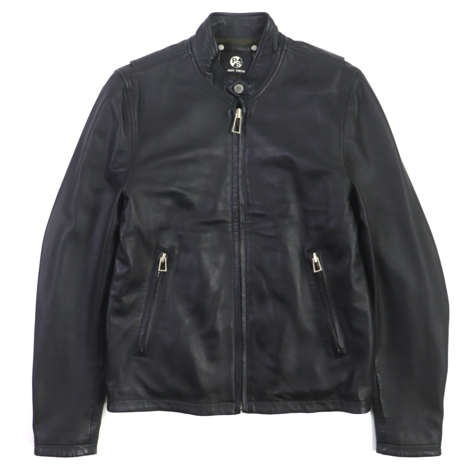 ポールスミス ダブルライダースジャケット 羊革 ボーダー ジップアップ メッシュ 楽天市場】【中古】 Paul Smith （ポールスミス） ダブル