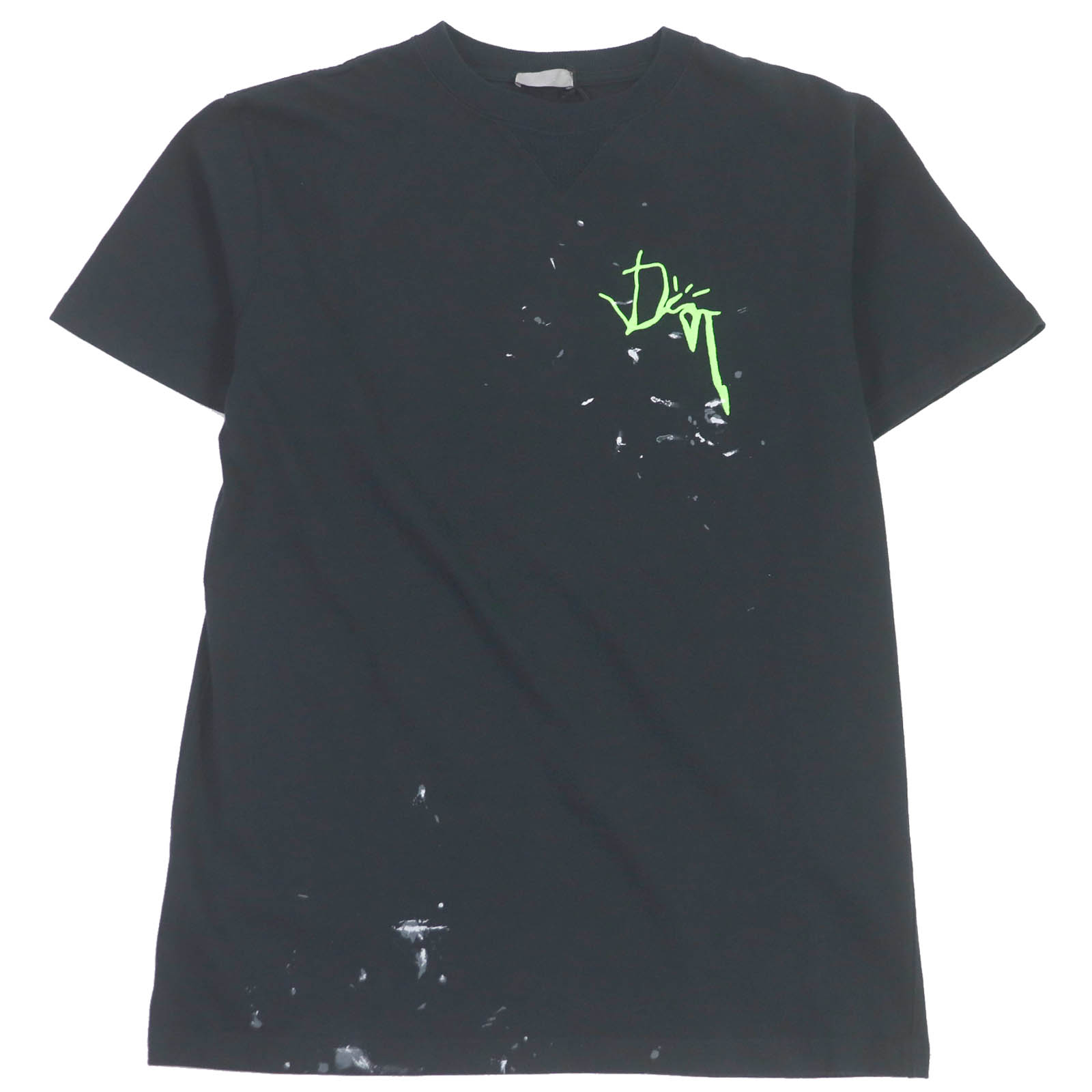 Dior☆Tシャツ ロゴ シンプル 刺繍 リブ編み カジュアル♪ Dior☆Tシャツ ロゴ シンプル 刺繍 リブ編み カジュアル♪ (Dior