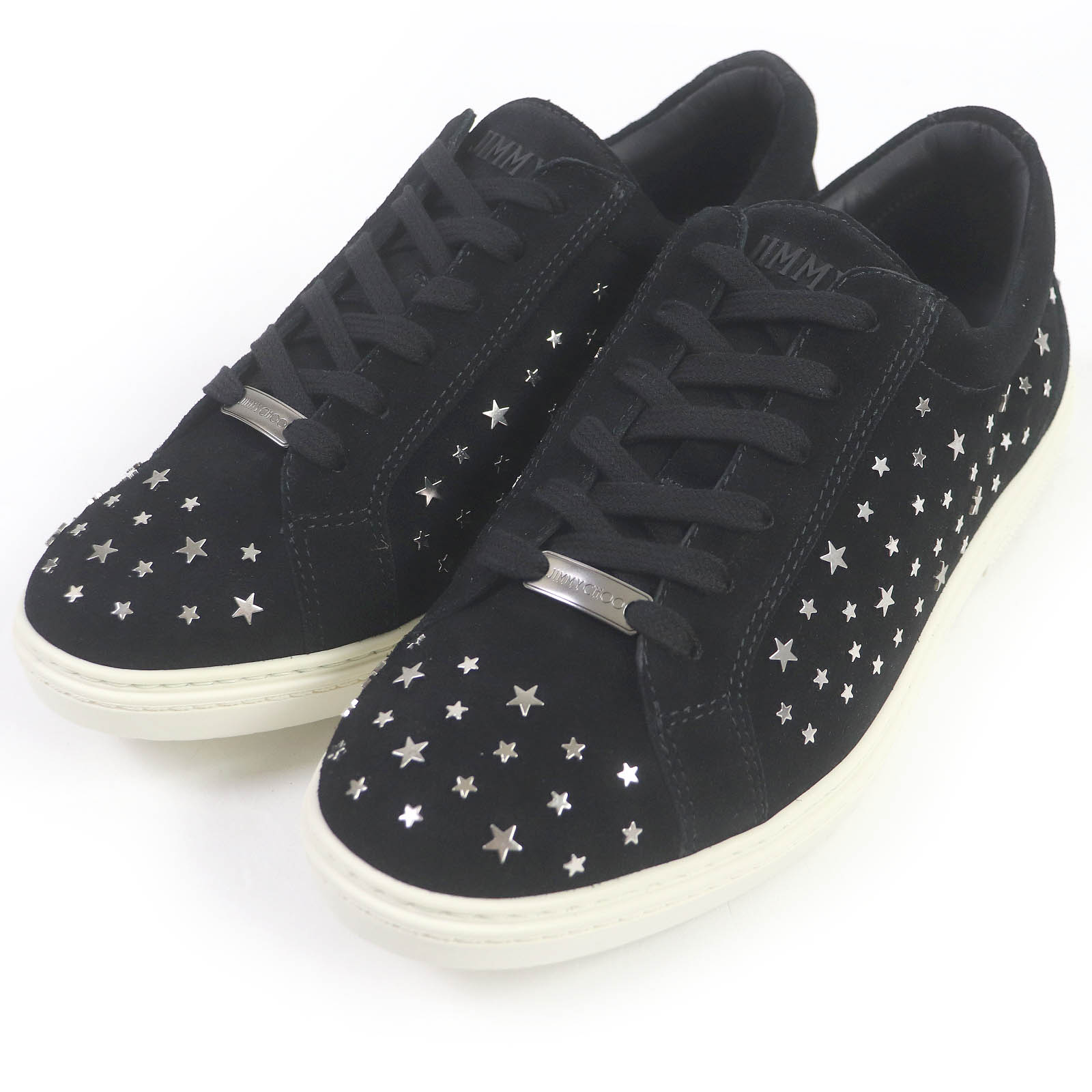 未使用【サイズ43】【JIMMY CHOO】レザースニーカー【スタッズ】 楽天市場】極美品◇JIMMY CHOO ジミーチュウ スタースタッズ レザー
