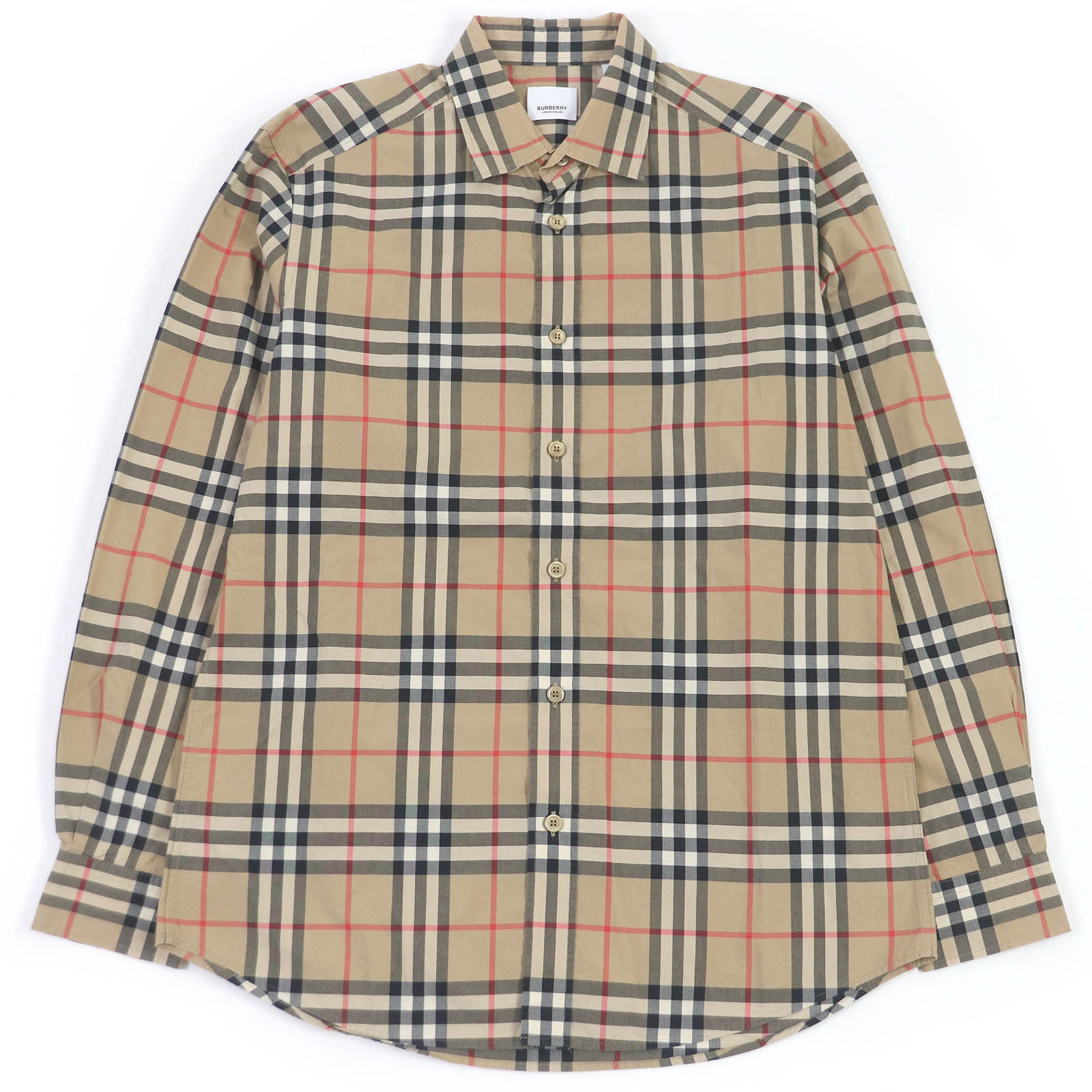 BURBERRYS 総柄チェックシャツ ロングスリーブ Burberrys OF LONDON CLASSICS CHECK PATTERNED LONG SLEEVE