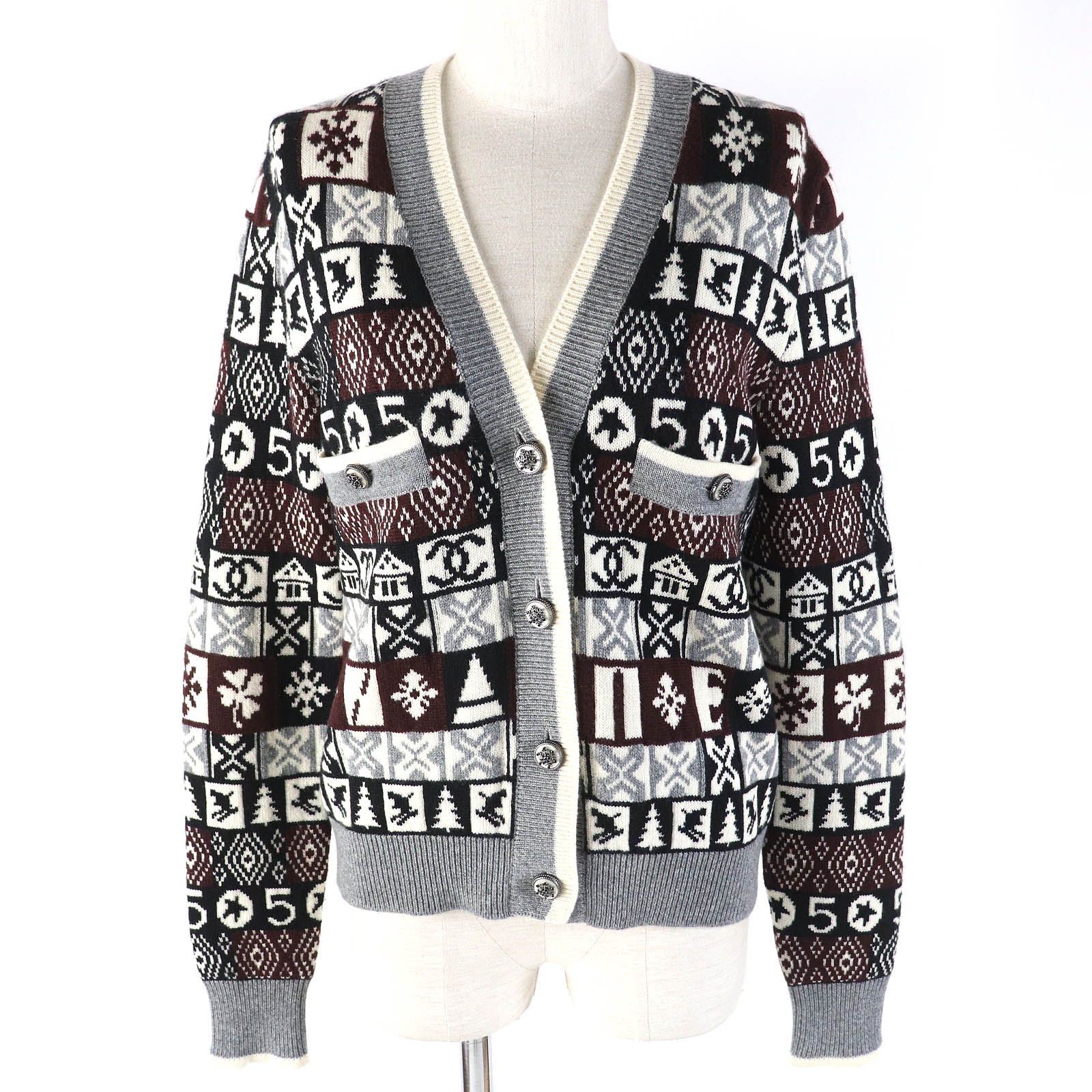 楽天市場】CHANEL シャネル ベロア ボタン付き ココマーク フラワー