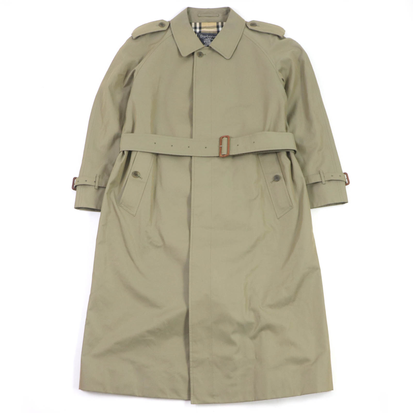 Burberrys*バーバリー　ヴィンテージコットントレンチコート　ロング　9