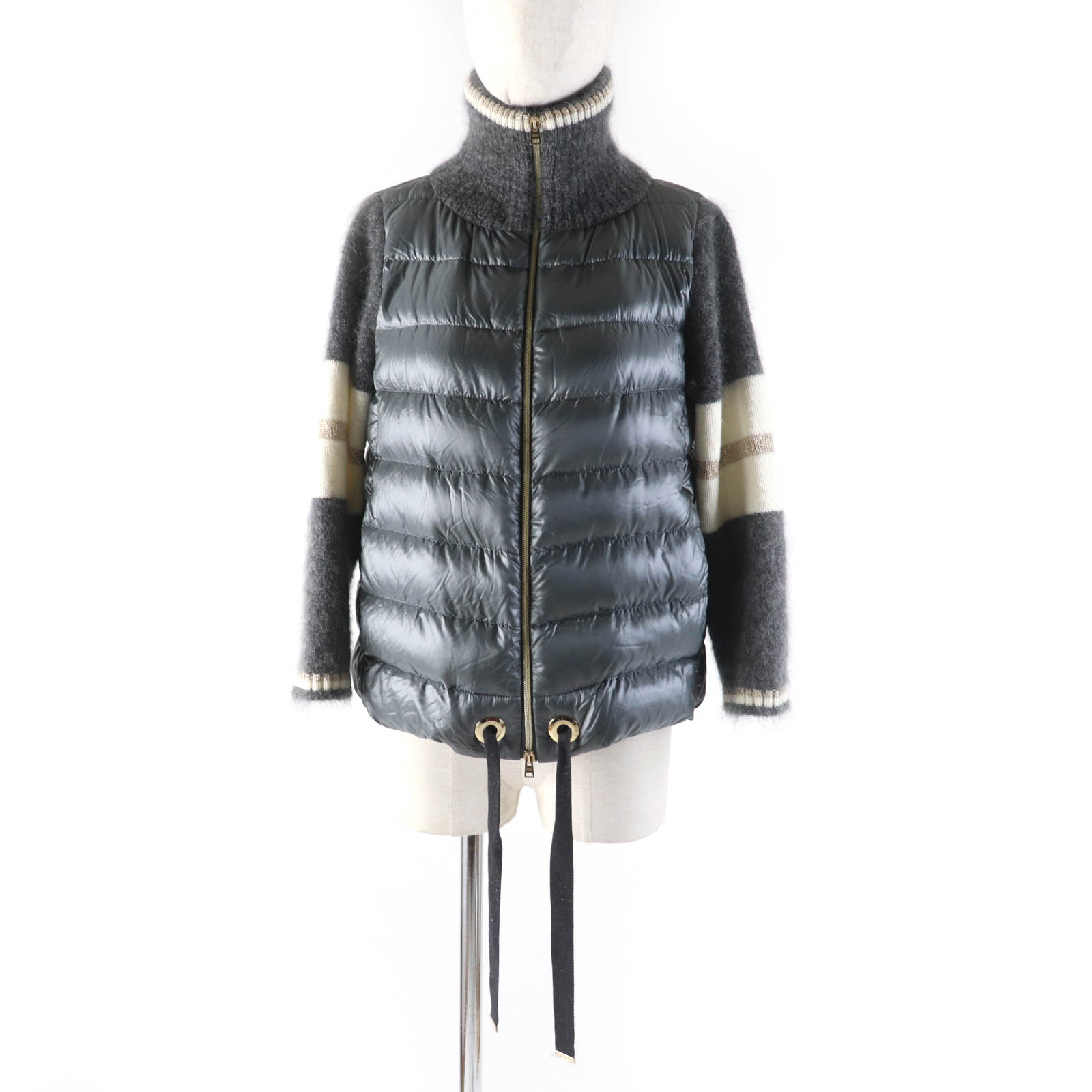 【楽天市場】美品★HERNO Resort ヘルノ リゾート 2019年製 PI020DR-12017 ロゴZIP スタンドカラー ニット切替 ...
