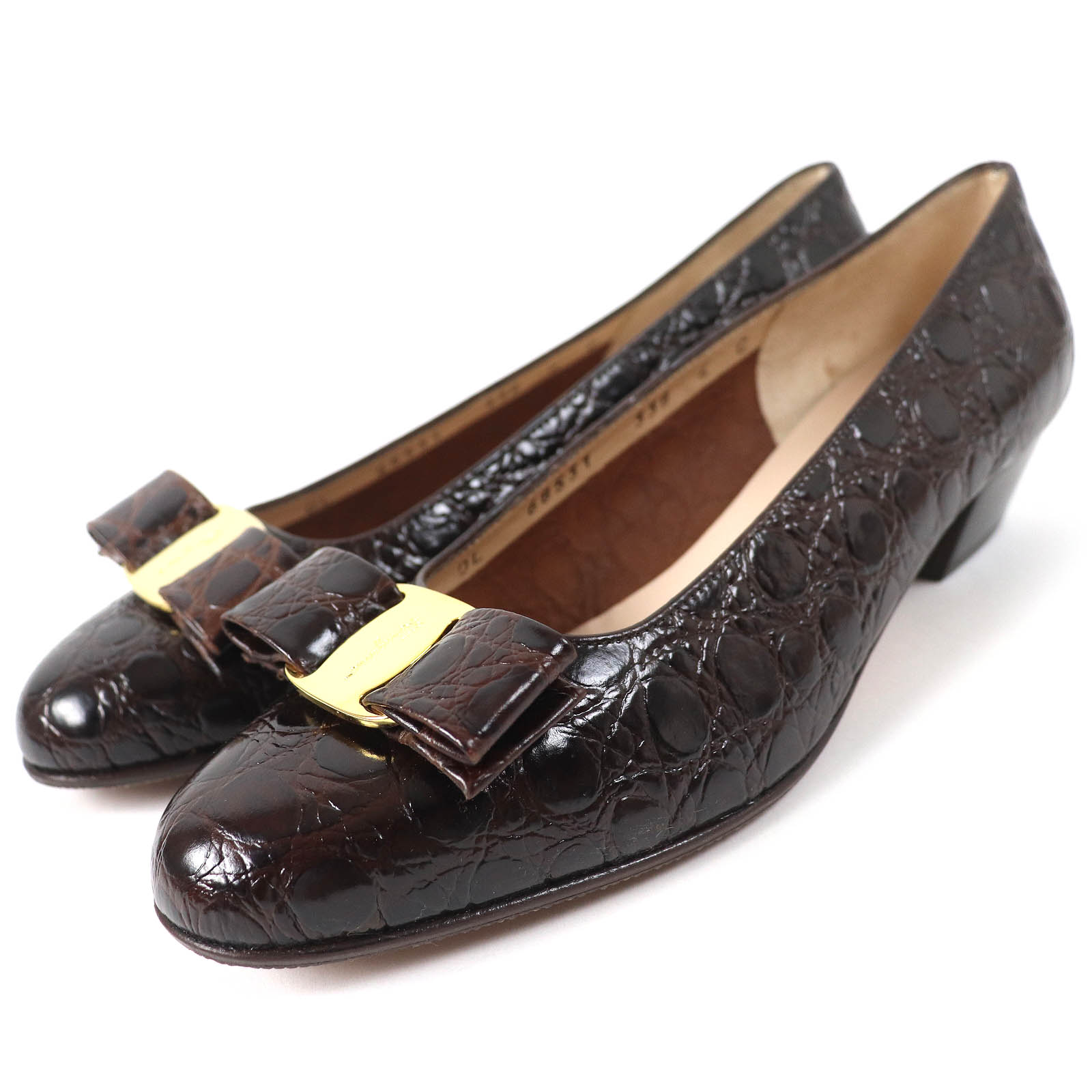 楽天市場】極美品☆HERMES エルメス ポインテッドトゥ リアルパイソン  