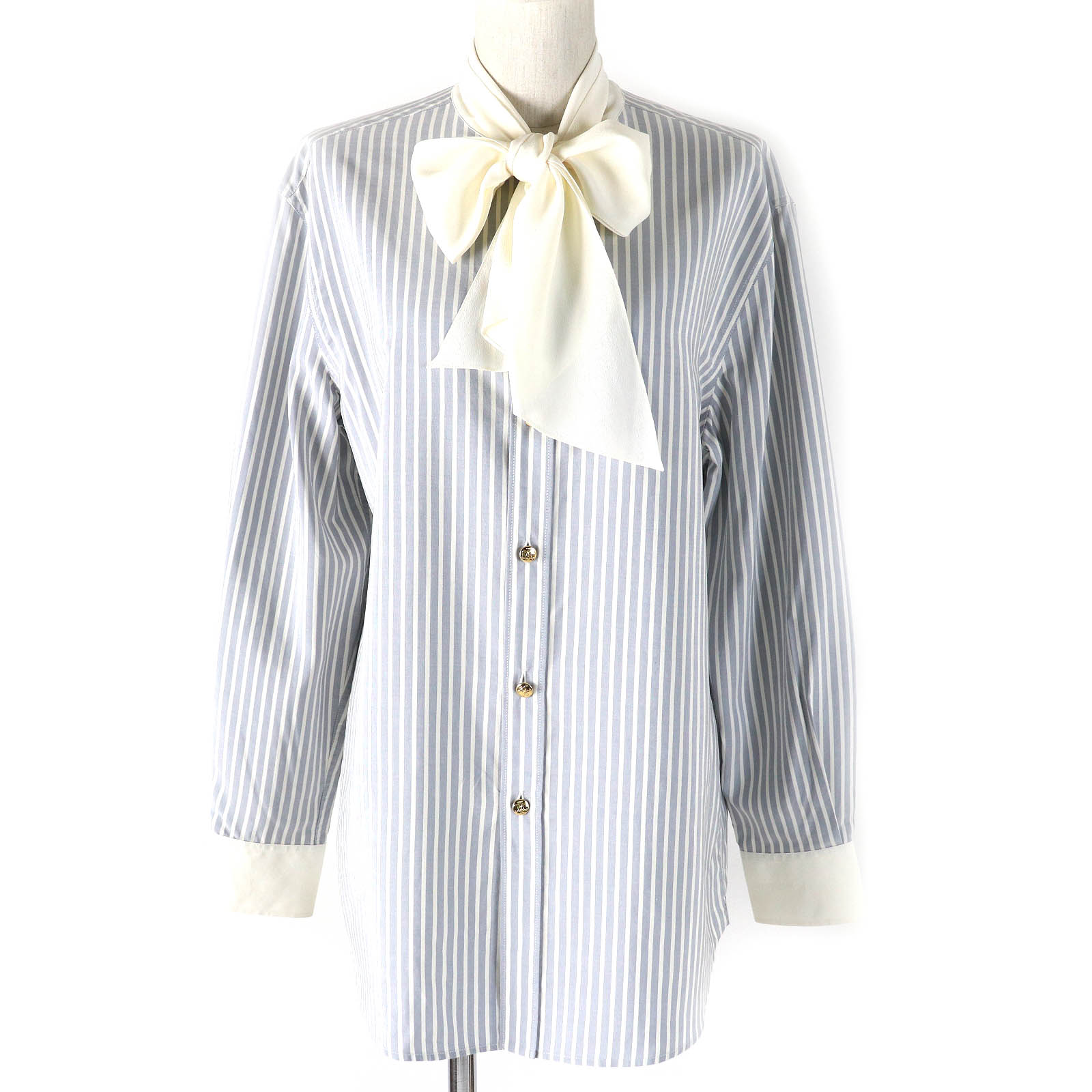 【海外輸入】 楽天市場】美品△CELINE エディ期 2C904562T セリーヌ シャツ+ブラウス(長袖+七分)