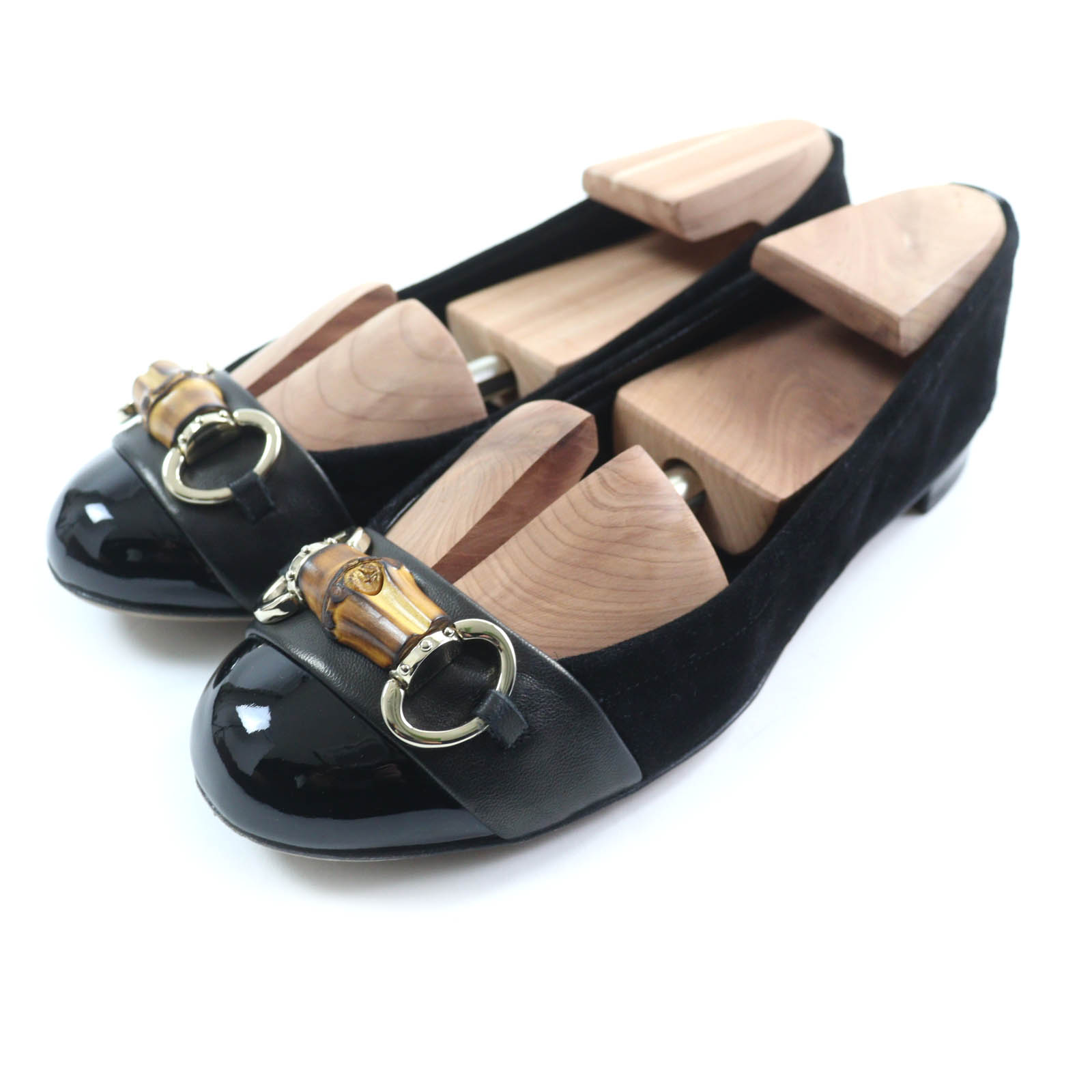 303【極美品】GUCCI レザーパンプス ブラック 〈37C〉約24.0cm 303【極美品】GUCCI レザーパンプス ブラック 〈37C〉約24.0cm