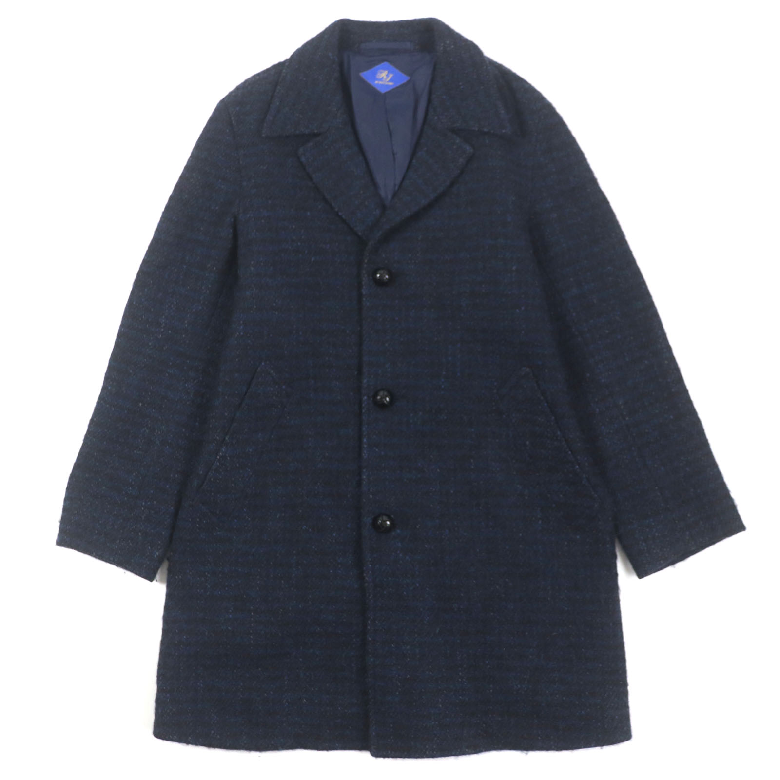 Paul Smith◆カシミア100/コート/M/カシミア/GRY/PP-SL-53540 美品□Paul Smith ポールスミス カシミヤ100％ 無地 裏