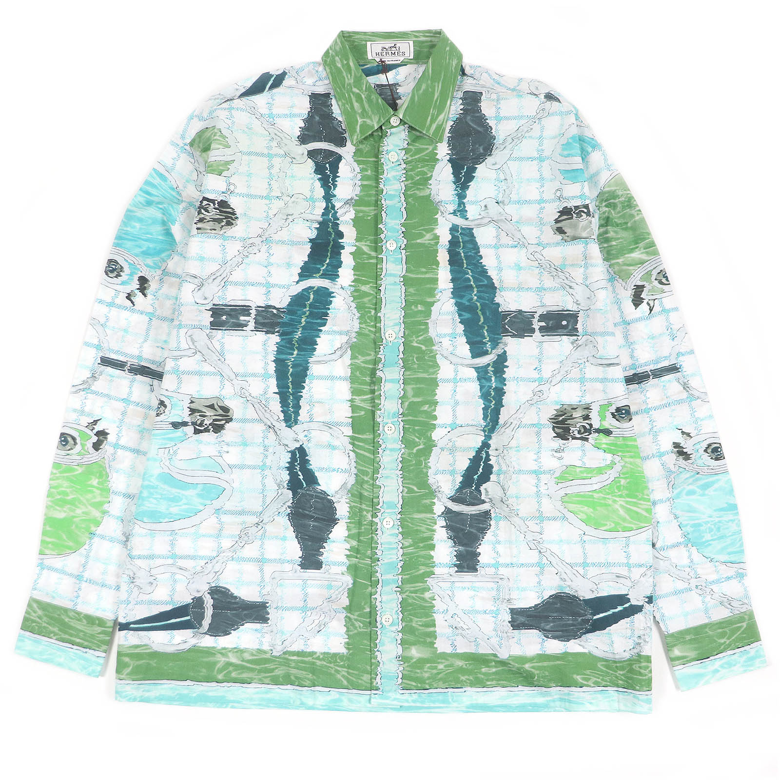HERMES ブラック 長袖シャツ 41/16 エルメス 長袖シャツ メンズ SIZE 40 (M) HERMES 中古 : Rehello