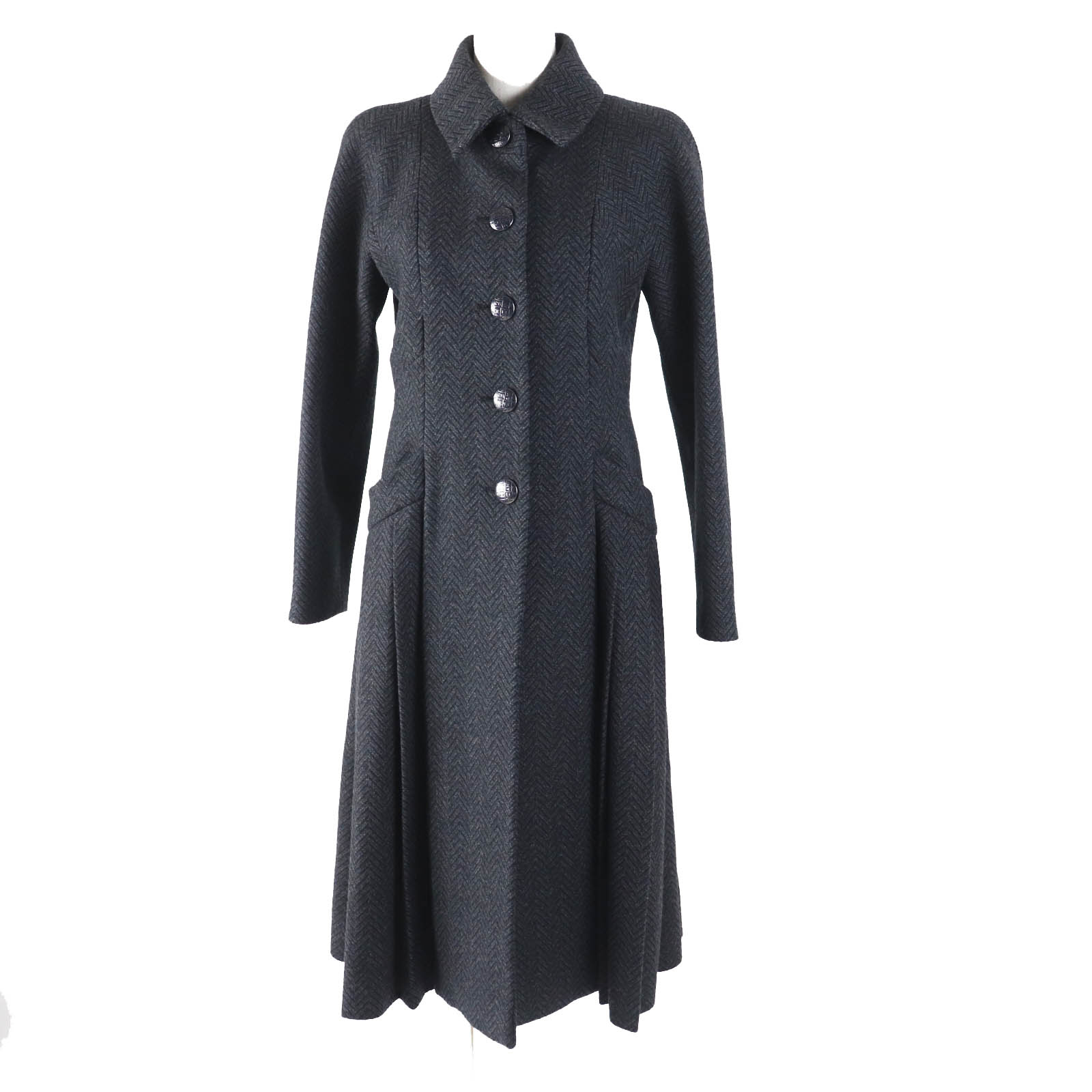 極美品☆LOEWE ロエベ 合え S540Y19L27 CHAQUETA CON ラムファー  