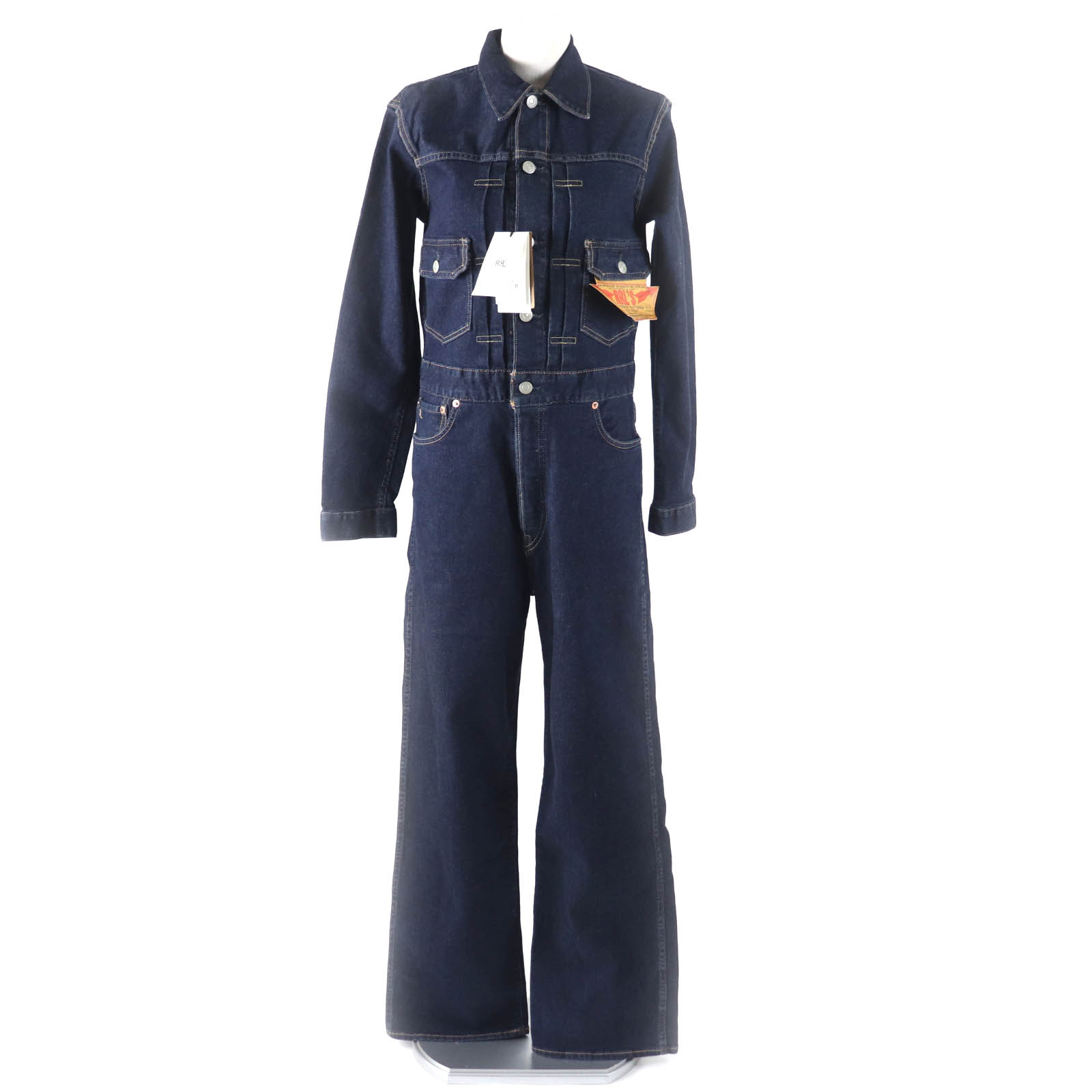 デニムアンドサプライ ラルフローレン つなぎ ジャンプスーツ オールインワン L 美品 POLO RALPH LAUREN ラルフローレン22ss デニム ジャンプ