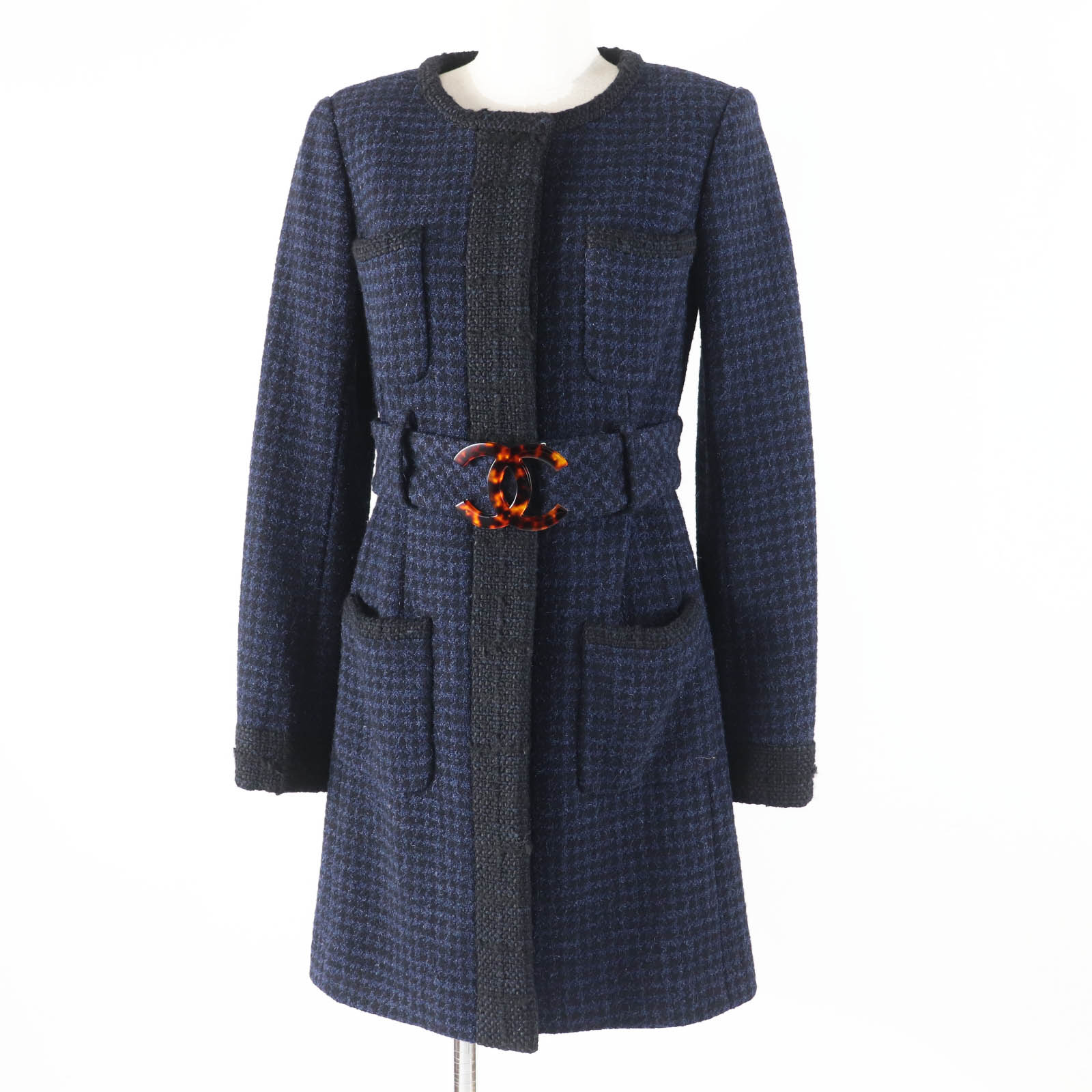 ⭐️美品⭐️ルイヴィトン　モノグラム切り替えトレンチコート　シルク　黒　34 LOUIS VUITTON - 極美品 ルイヴィトン LOUIS VUITTON コート 3way