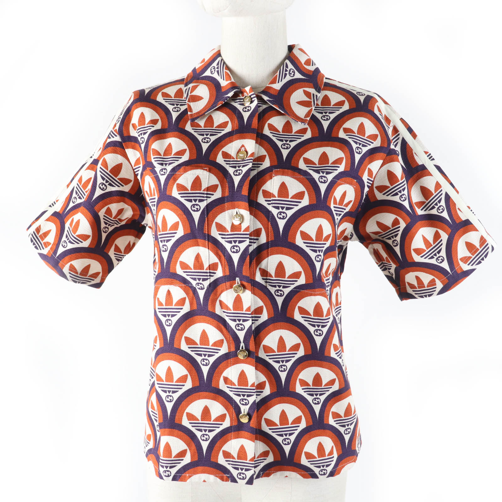 楽天市場】GUCCI x adidas OXFORD COTTON S/S SHIRT 701360