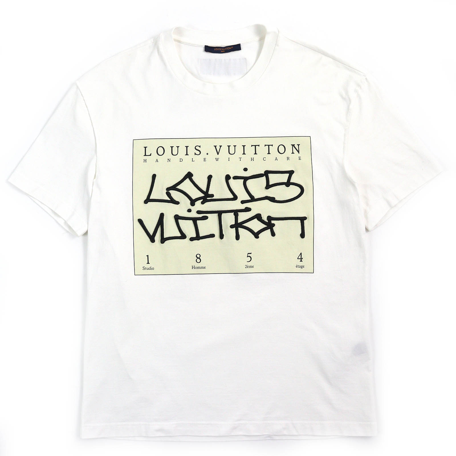 美品　ルイ・ヴィトン　ビックロゴＴシャツ　ワンショルダーアシンメトリー 美品 ルイ・ヴィトン ビックロゴTシャツ ワンショルダー