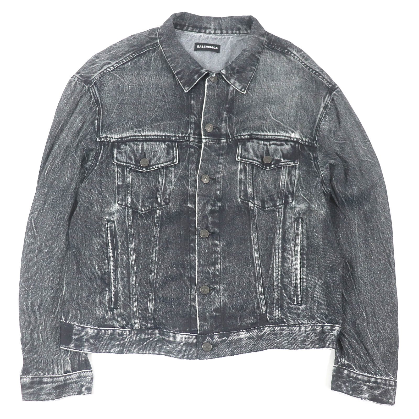 楽天市場】【バレンシアガ】Balenciaga 19AW デニム切り替え ロゴ