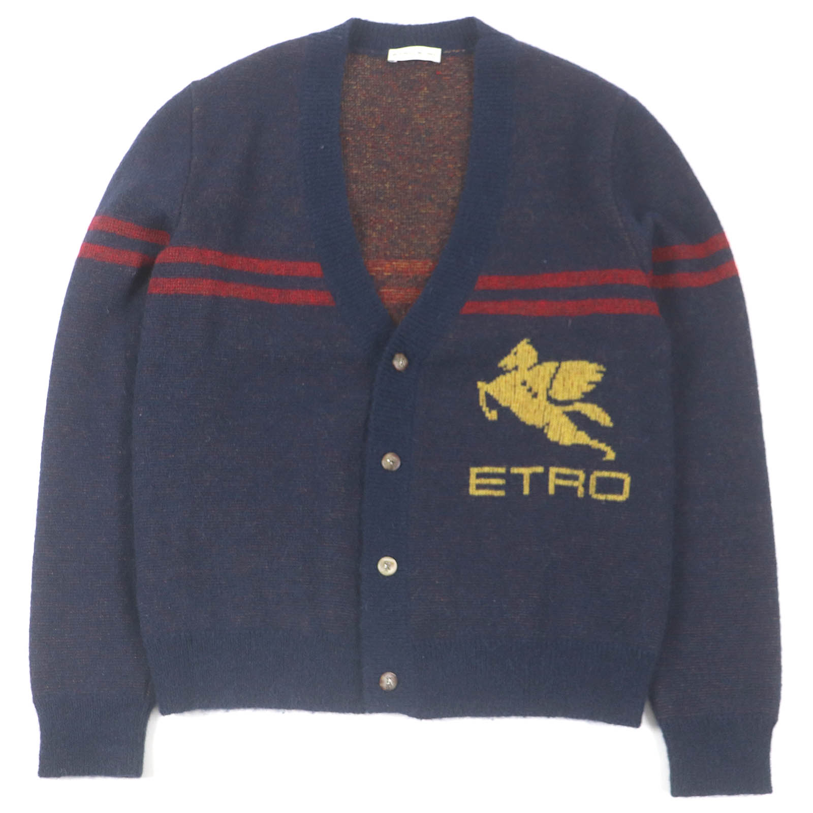 ETRO エトロ ニットジャケット　マルチカラー　サイズ40 イタリア製 ETRO エトロ ニットジャケット マルチカラー サイズ40
