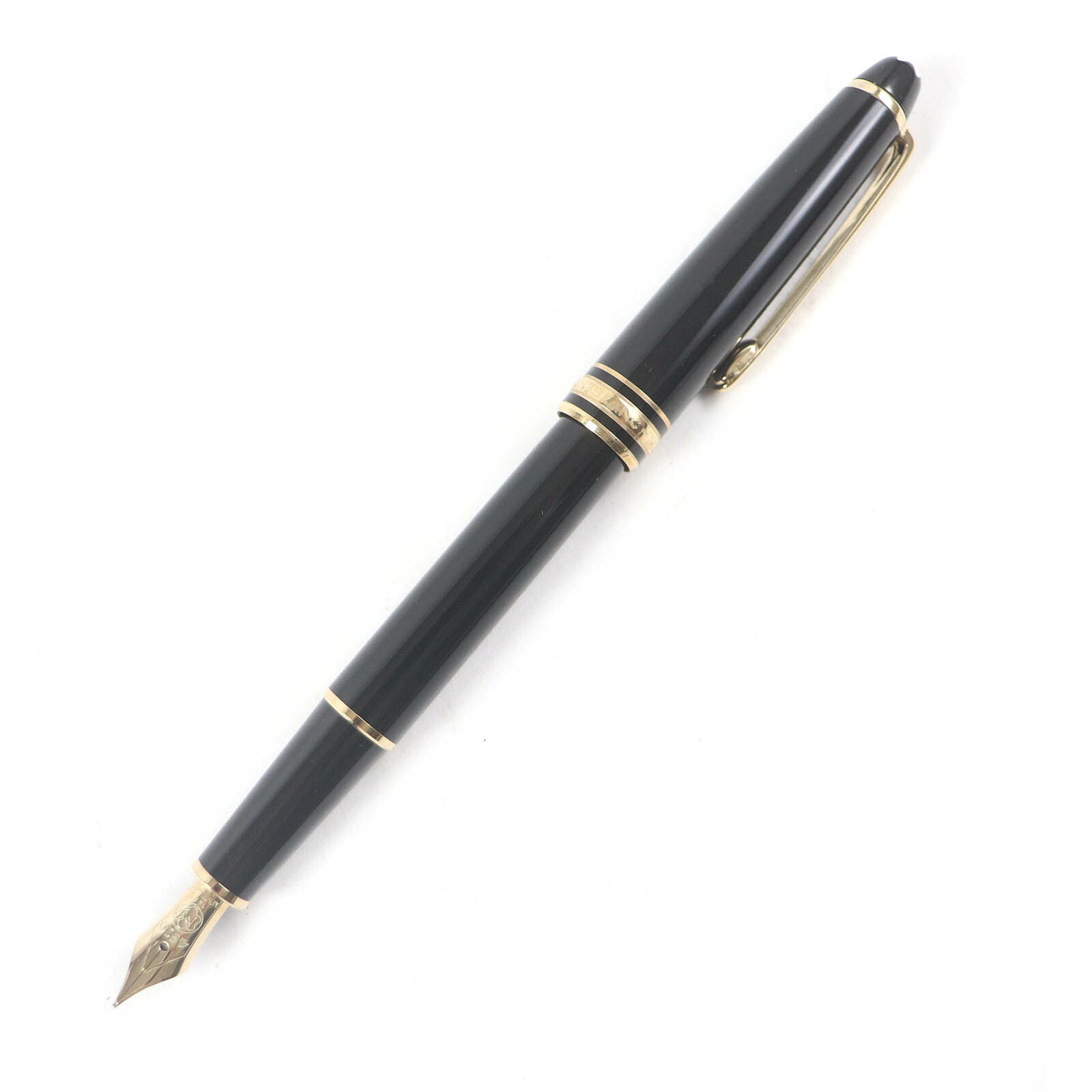 美品□MONTBLANC モンブラン プレシャスレジン 書き込み先14K Mニブ マイスターシュテュック 古典派音楽 旗がしら式 筆 黒いこと ゴールド 入れもの付き添い人 西ドイツ製 メンズ【中古】